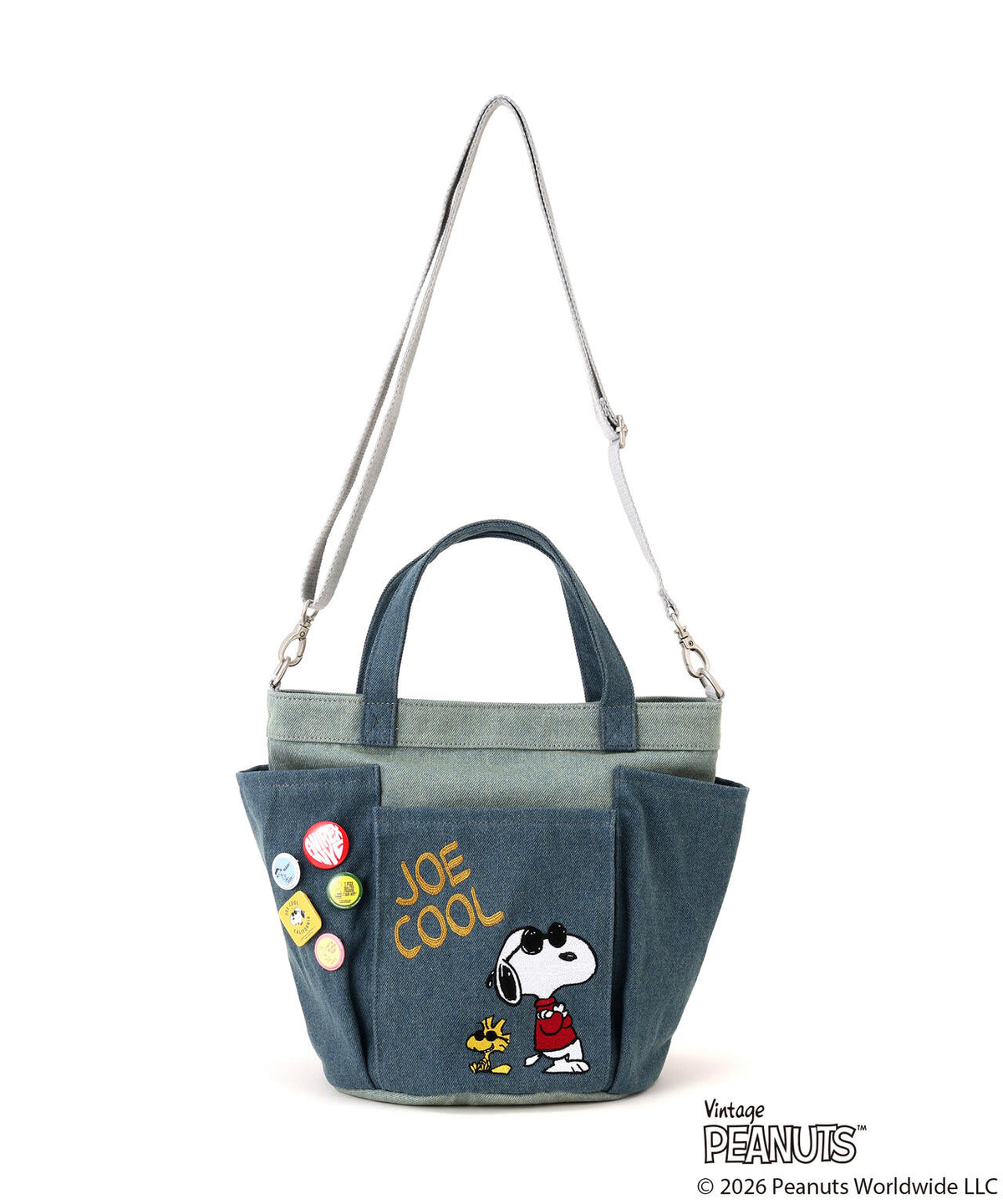 《AVIREX×PEANUTS》JOE COOL DENIM MINI TOTE BAG