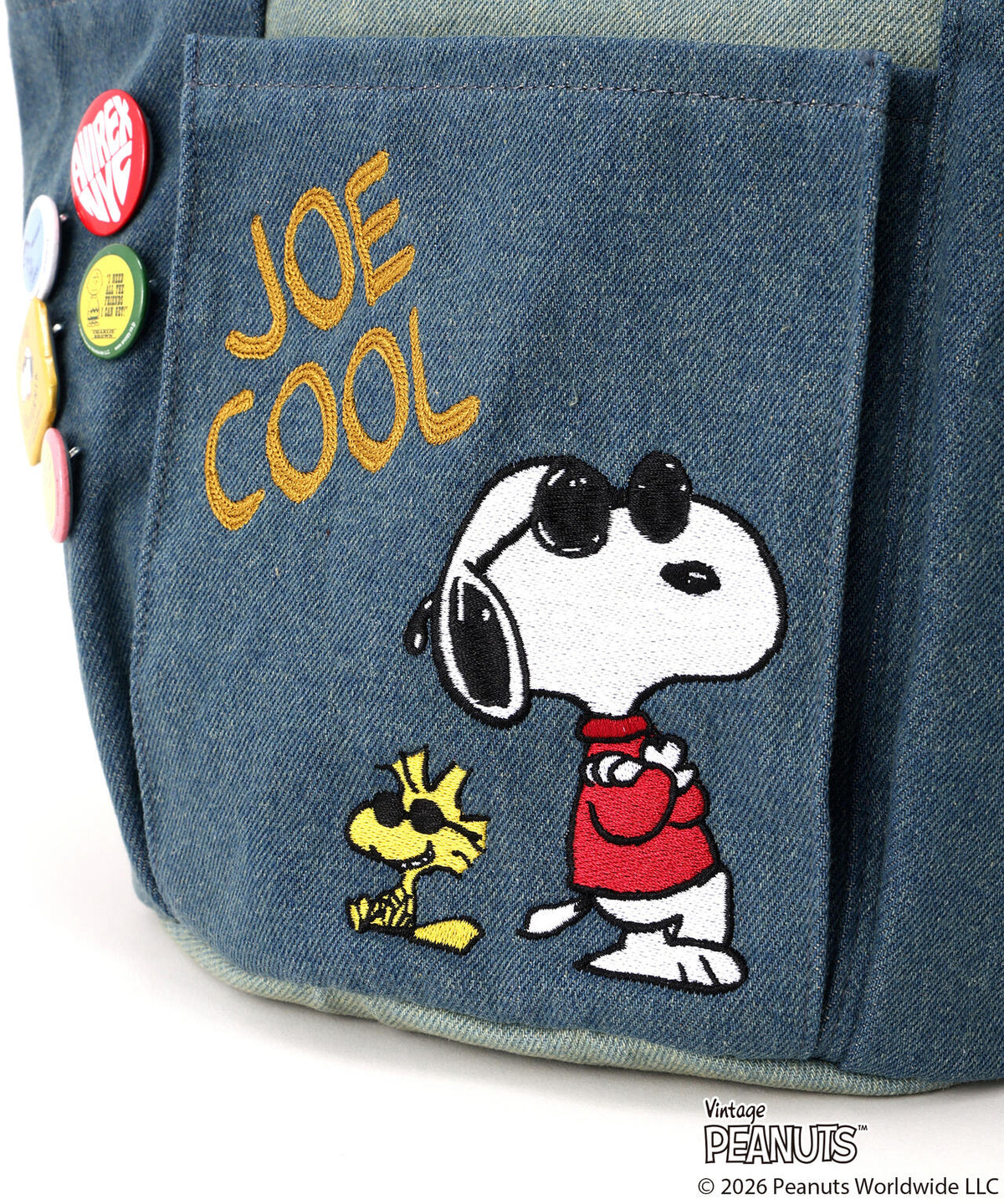 《AVIREX×PEANUTS》JOE COOL DENIM MINI TOTE BAG