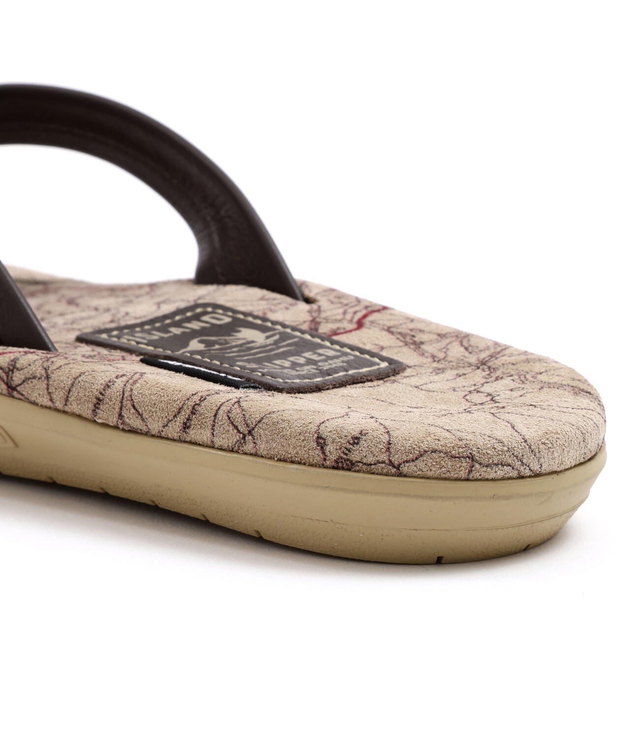 《AVIREX×ISLAND SLIPPER》MAP PATTERN TONG SANDAL