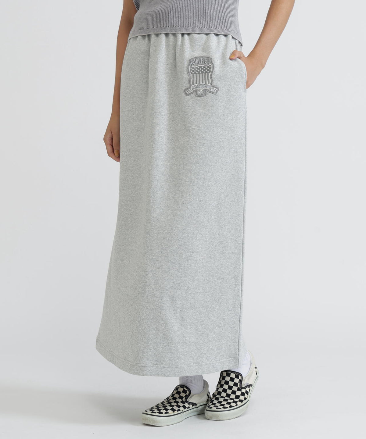 SIGNATURE VARSITY LOGO SWEAT SKIRT