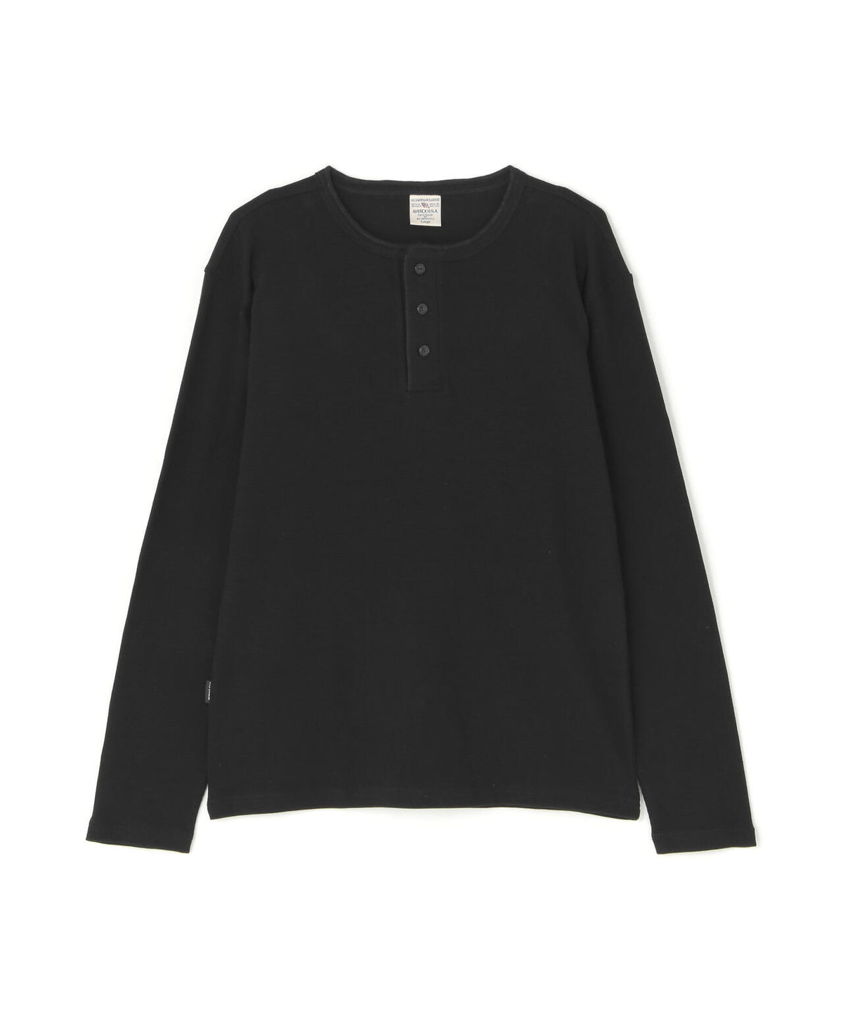 《DAILY/デイリー》MINI WAFFLE L/S HENLEY NECK T-SHIRT