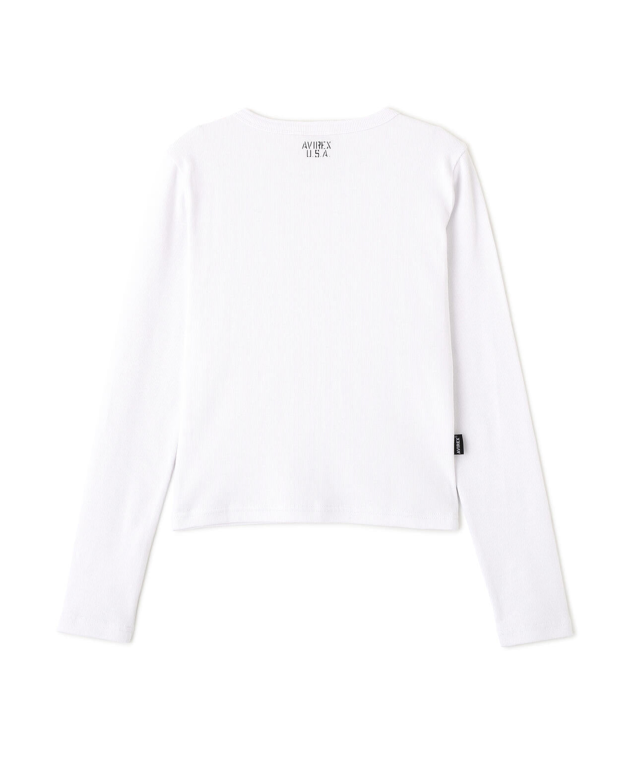 《DAILY/デイリー/WOMAN》L/S HENLEY NECK T-SHIRT