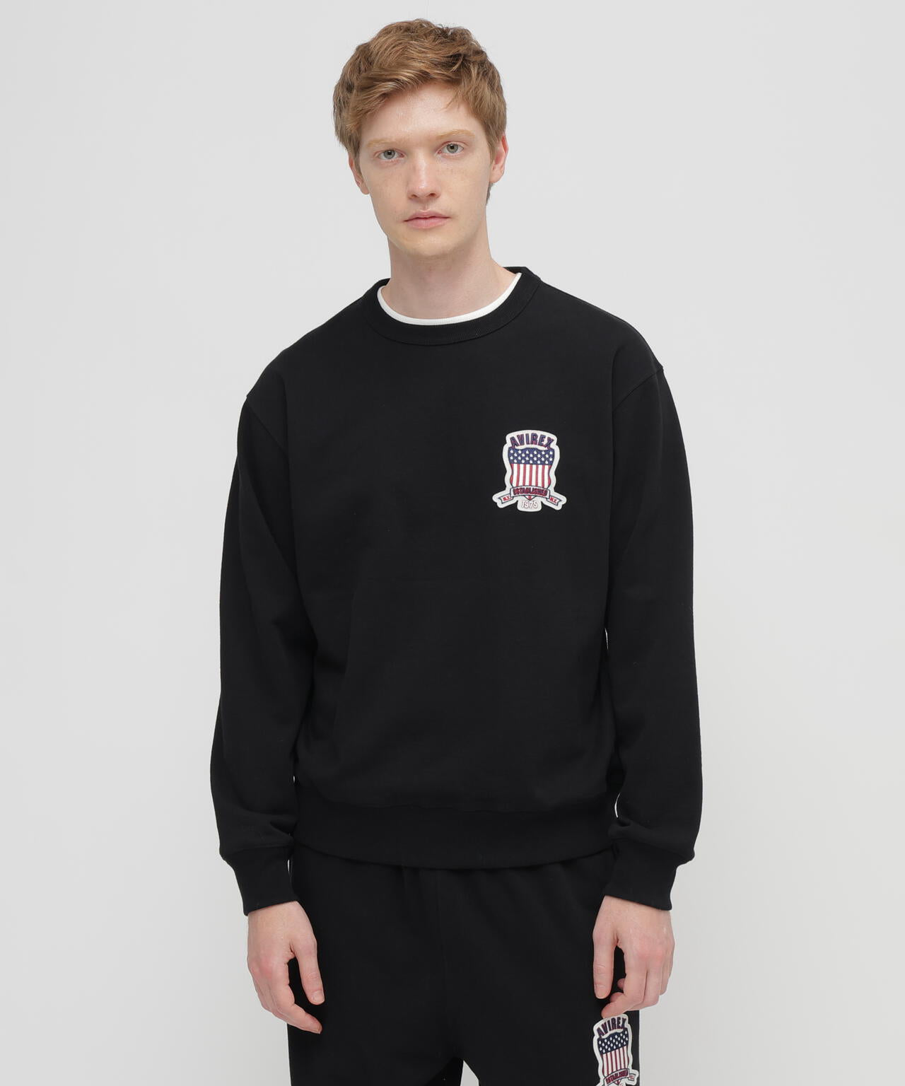 SIGNATURE VARSITY LOGO CREWNECK SWEAT
