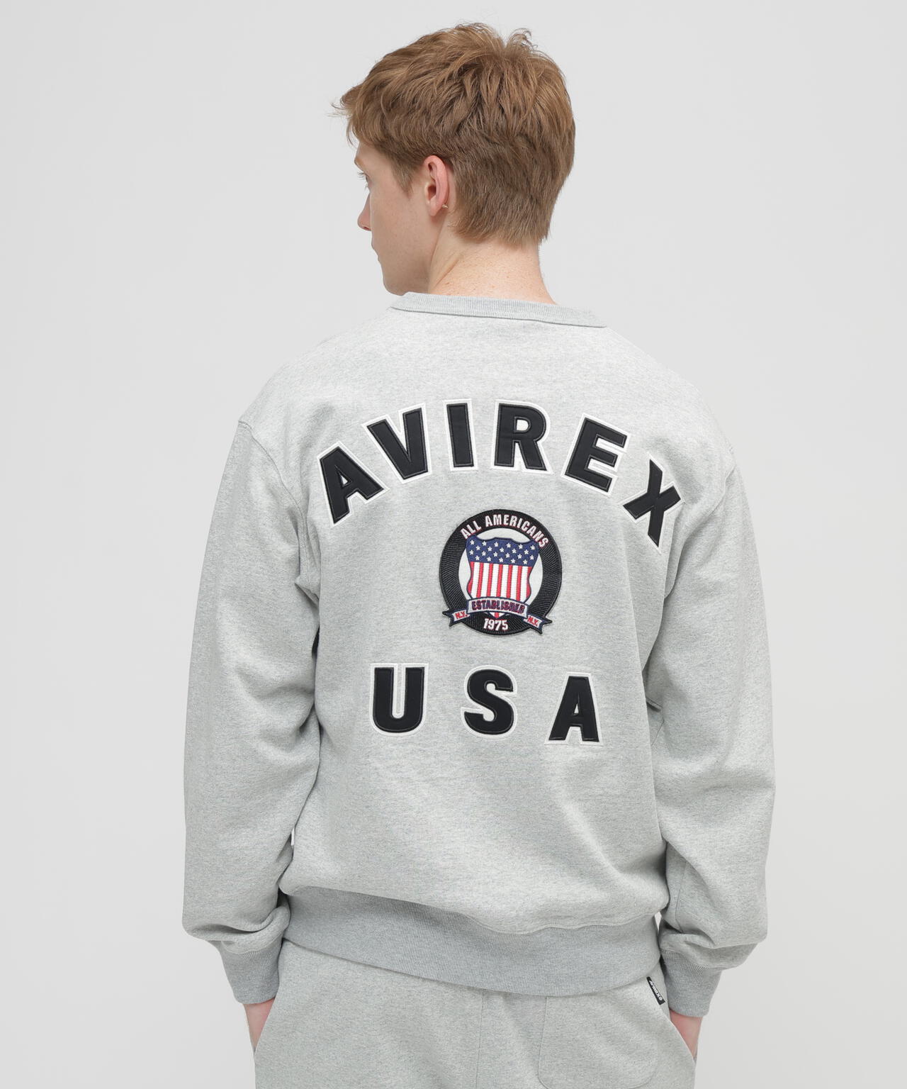 SIGNATURE VARSITY LOGO CREWNECK SWEAT
