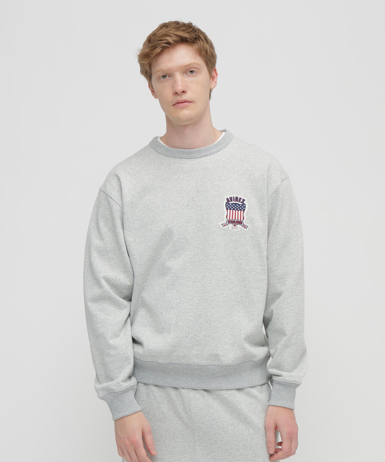 SIGNATURE VARSITY LOGO CREWNECK SWEAT