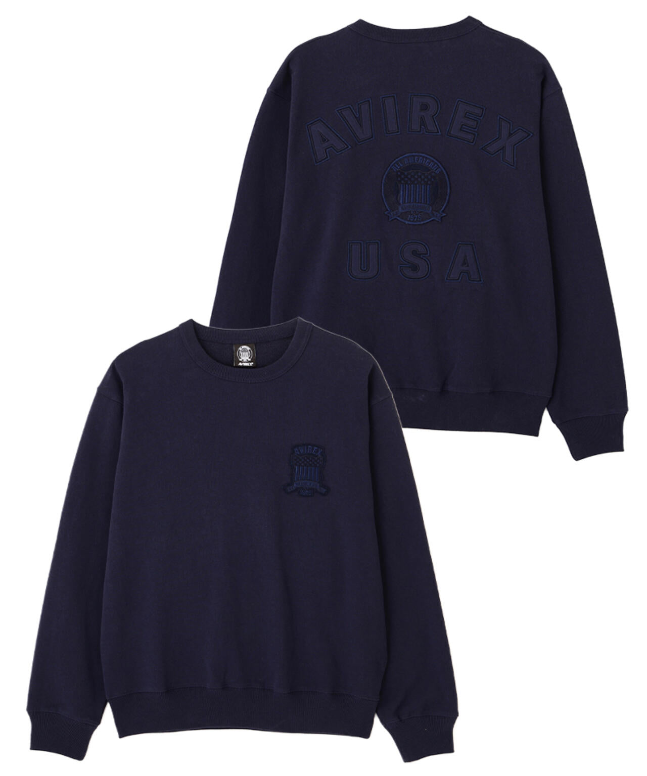 SIGNATURE VARSITY LOGO CREWNECK SWEAT