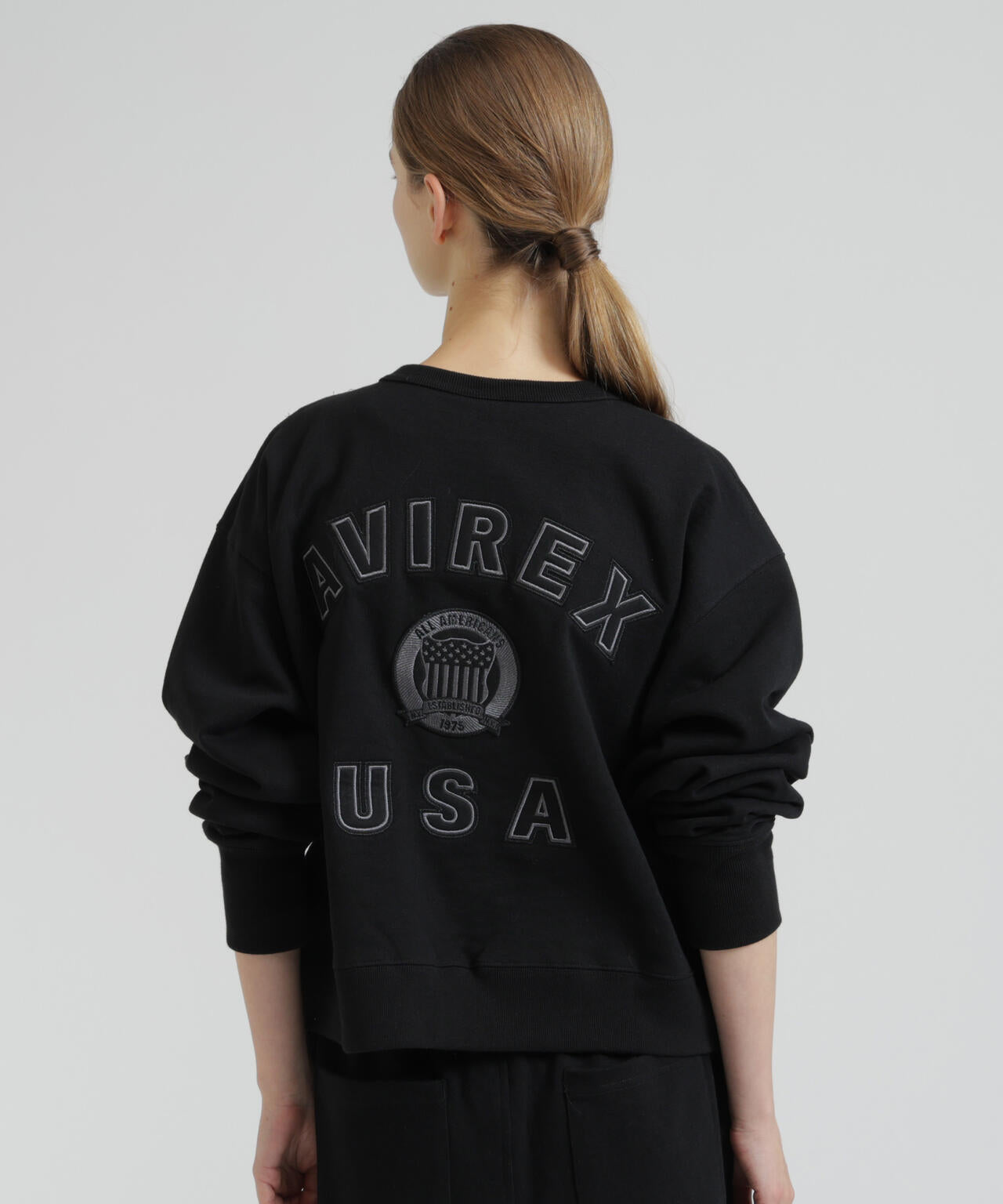 《WOMAN》SIGNATURE VARSITY LOGO SWEAT