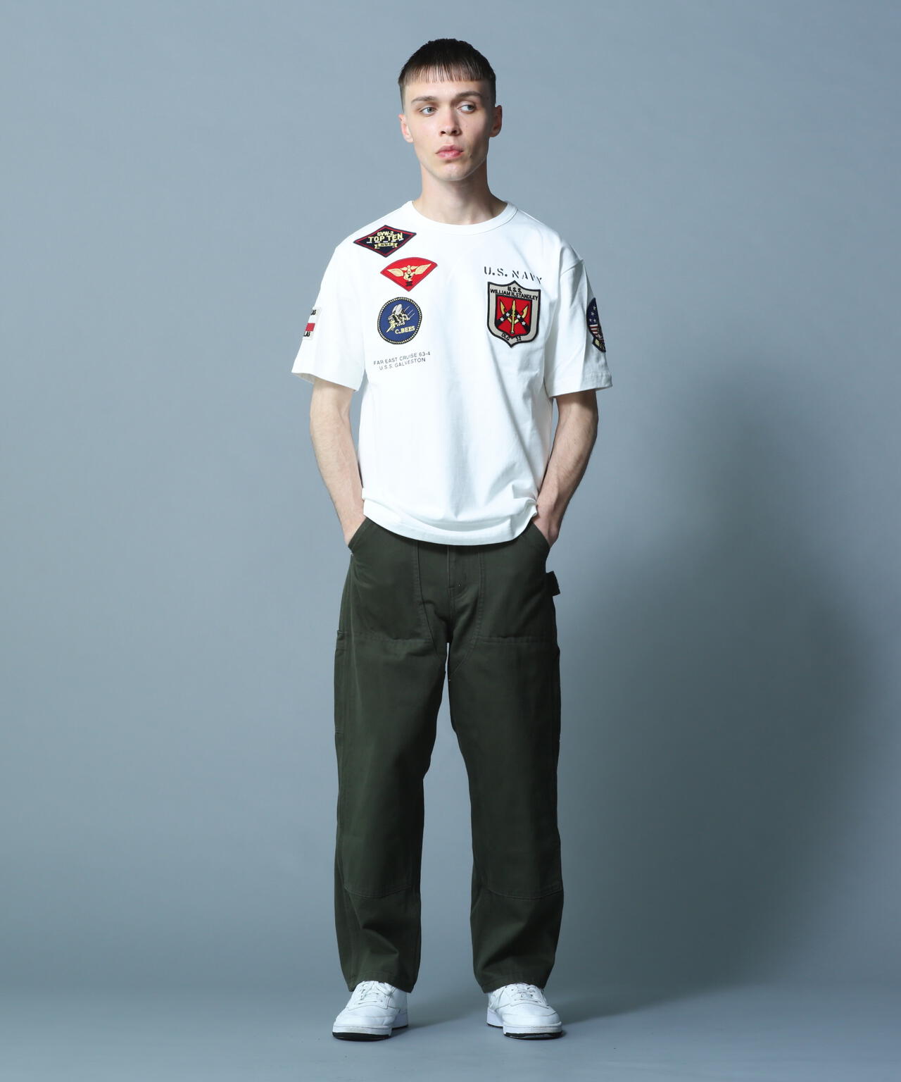 《WEB＆DEPOT限定》TOP GUN WAPPEN T-SHIRT