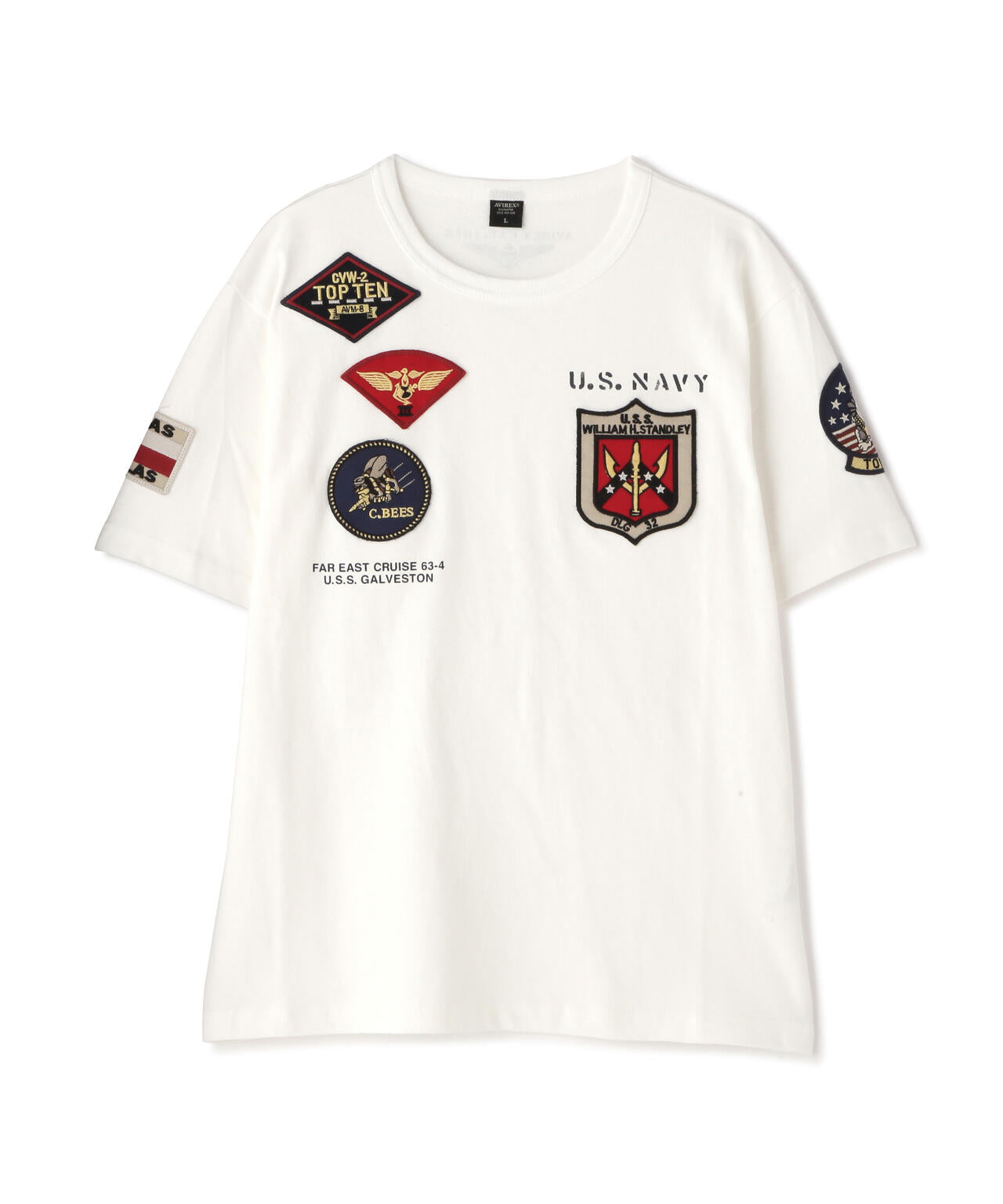 《WEB＆DEPOT限定》TOP GUN WAPPEN T-SHIRT