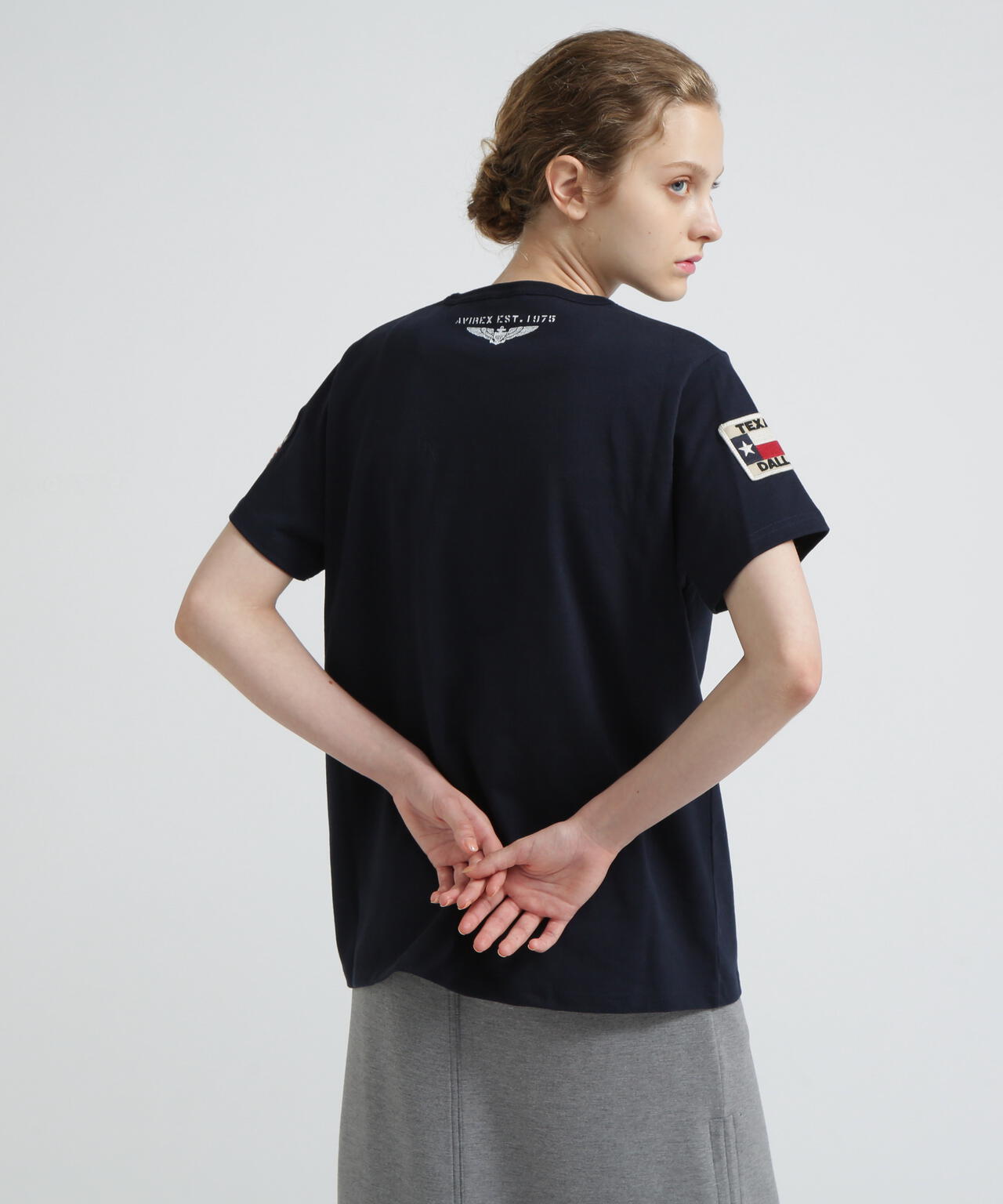 《WEB＆DEPOT限定》TOP GUN WAPPEN T-SHIRT