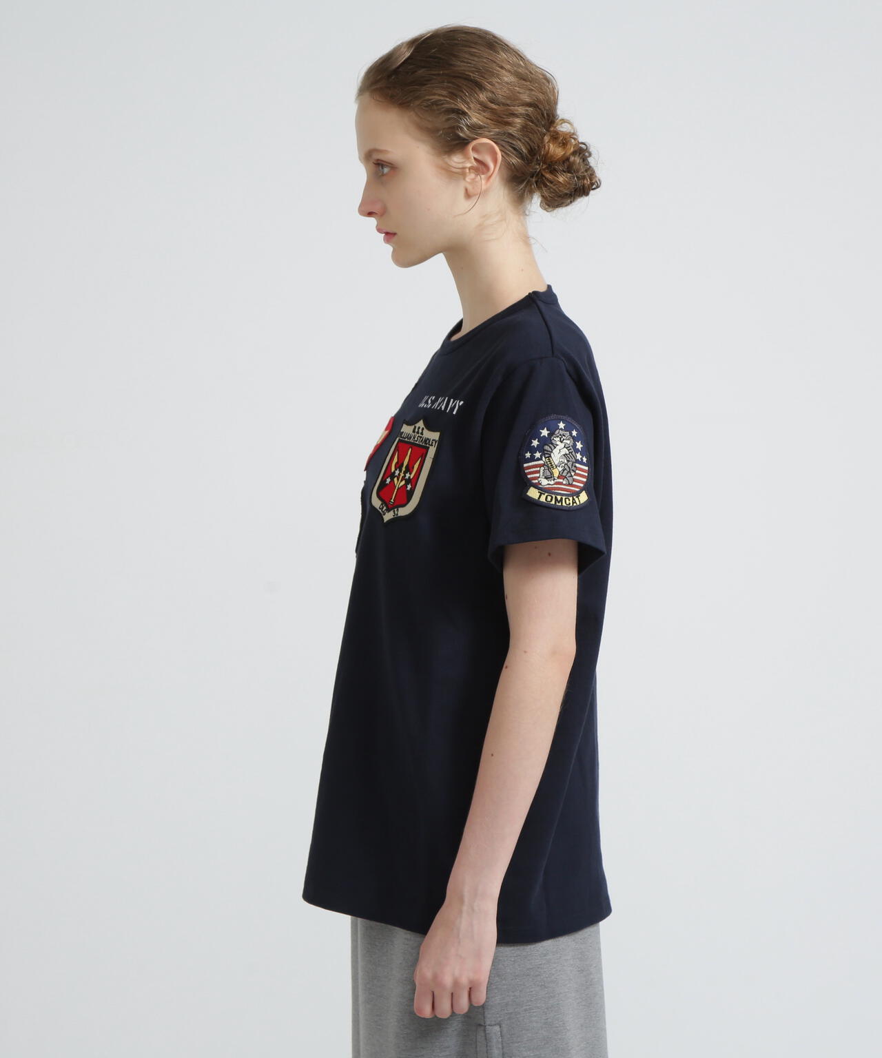 《WEB＆DEPOT限定》TOP GUN WAPPEN T-SHIRT