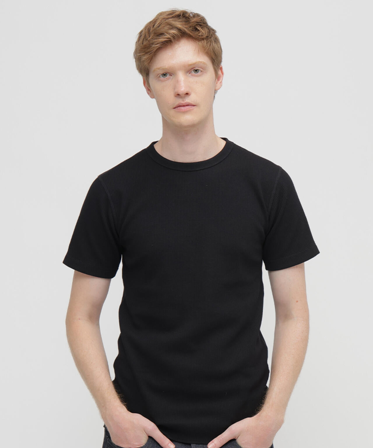 《DAILY/デイリー》THERMAL CREW NECK T-SHIRT