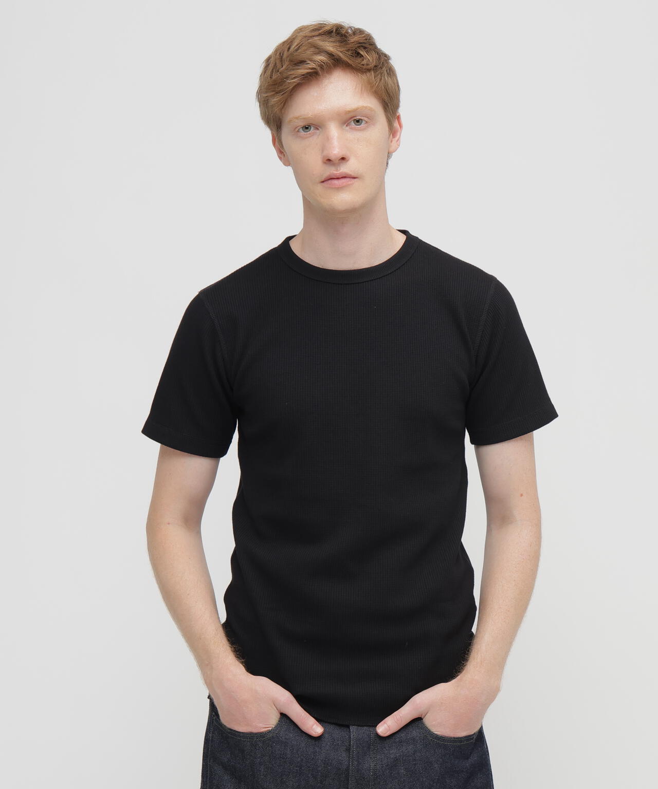 《DAILY/デイリー》THERMAL CREW NECK T-SHIRT