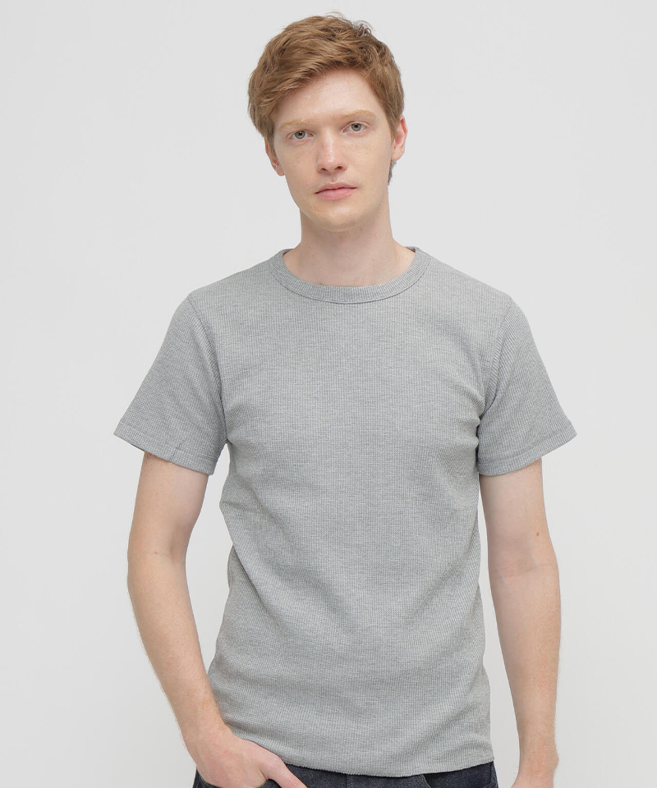 《DAILY/デイリー》THERMAL CREW NECK T-SHIRT