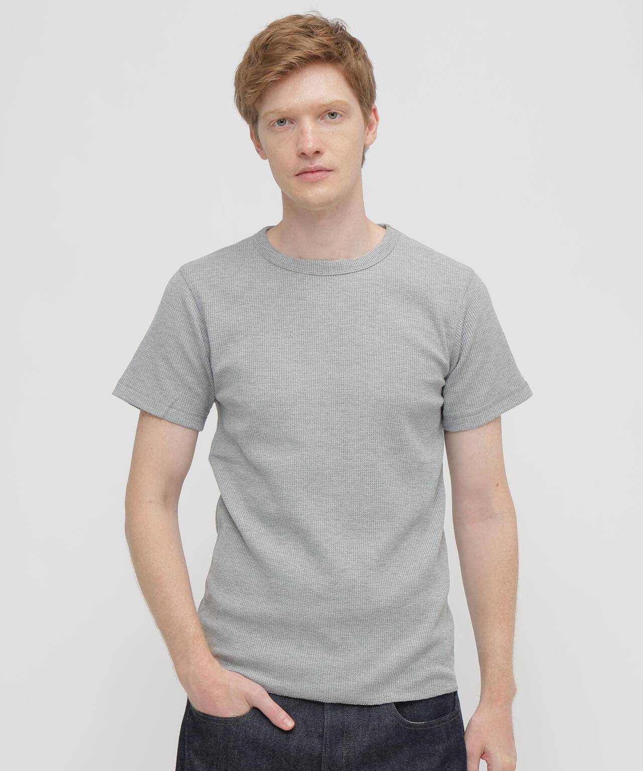 《DAILY/デイリー》THERMAL CREW NECK T-SHIRT