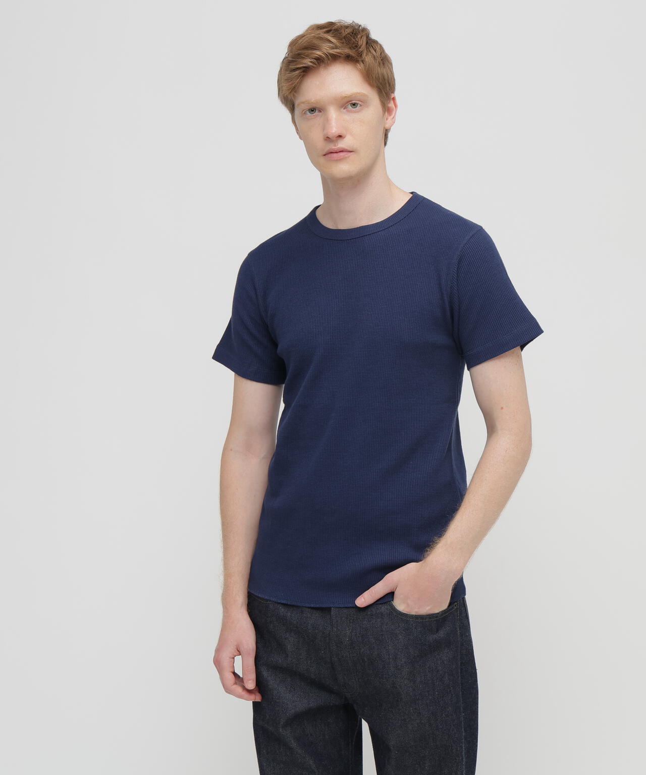 《DAILY/デイリー》THERMAL CREW NECK T-SHIRT