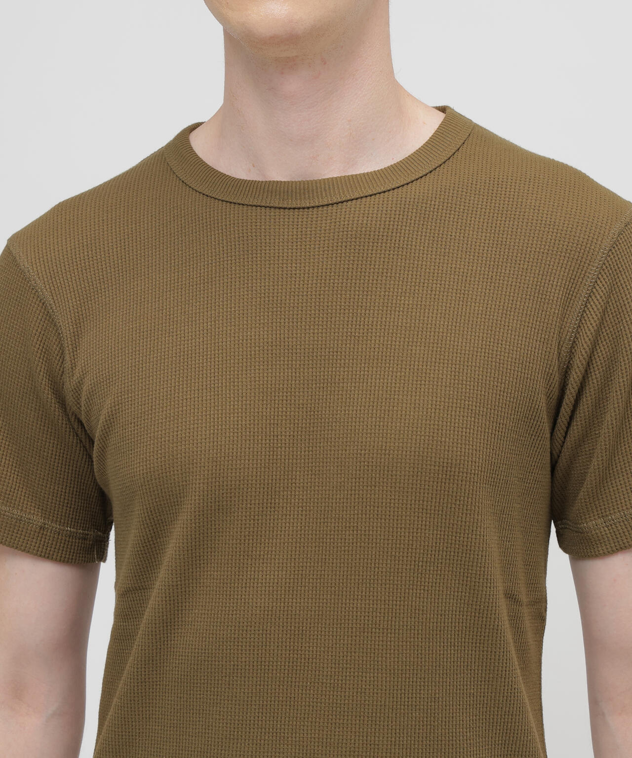 《DAILY/デイリー》THERMAL CREW NECK T-SHIRT