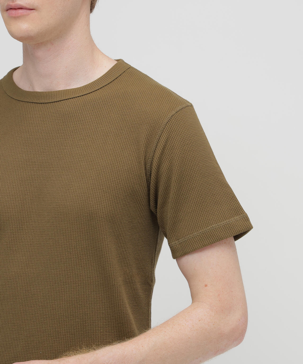 《DAILY/デイリー》THERMAL CREW NECK T-SHIRT