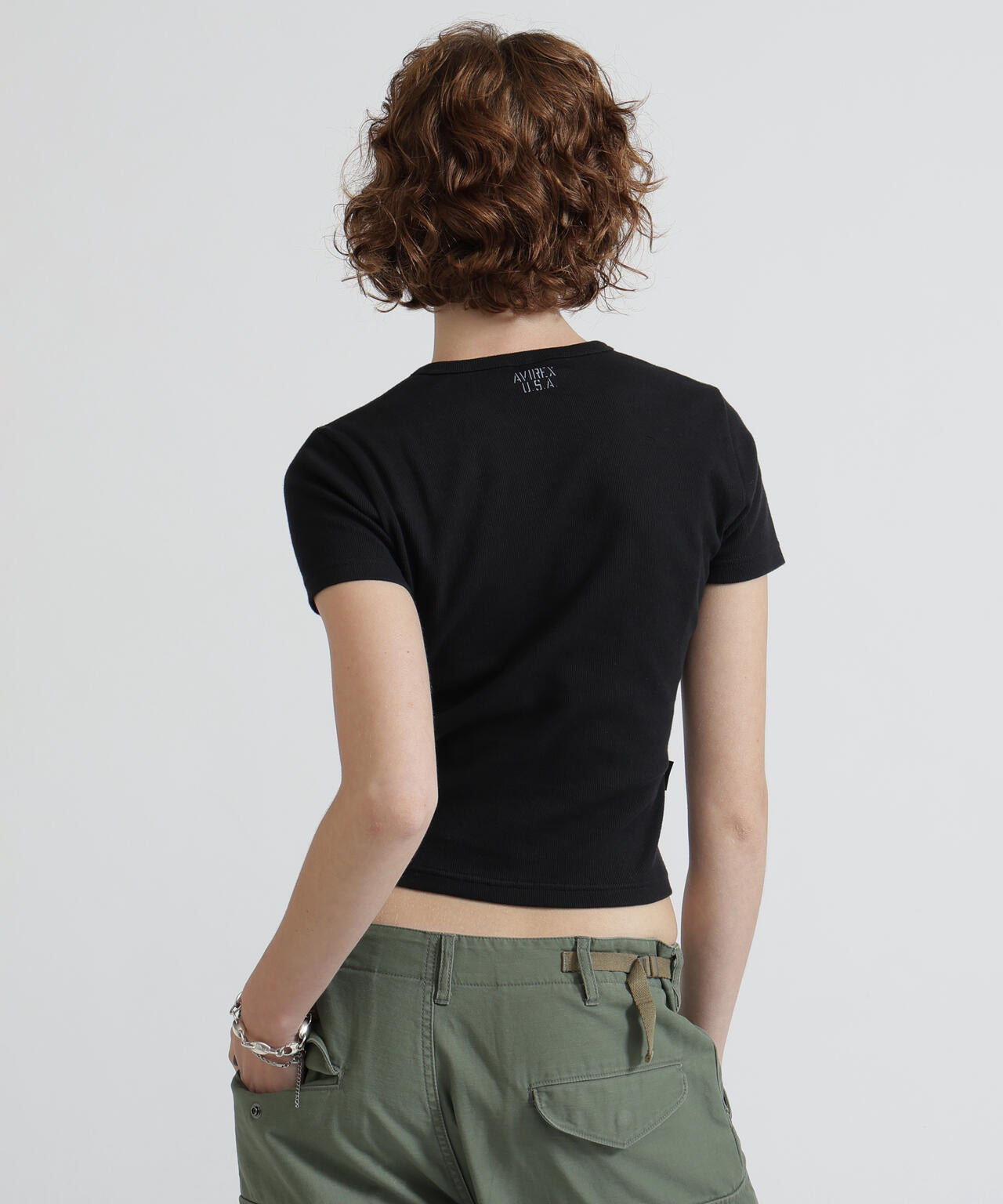 《DAILY/デイリー/WOMAN》 S/S CREW NECK T-SHIRT