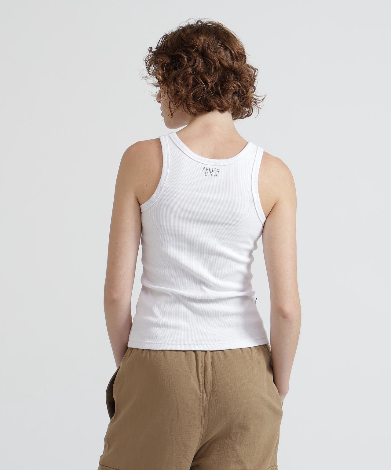 《DAILY/デイリー/WOMAN》RIB TANK TOP