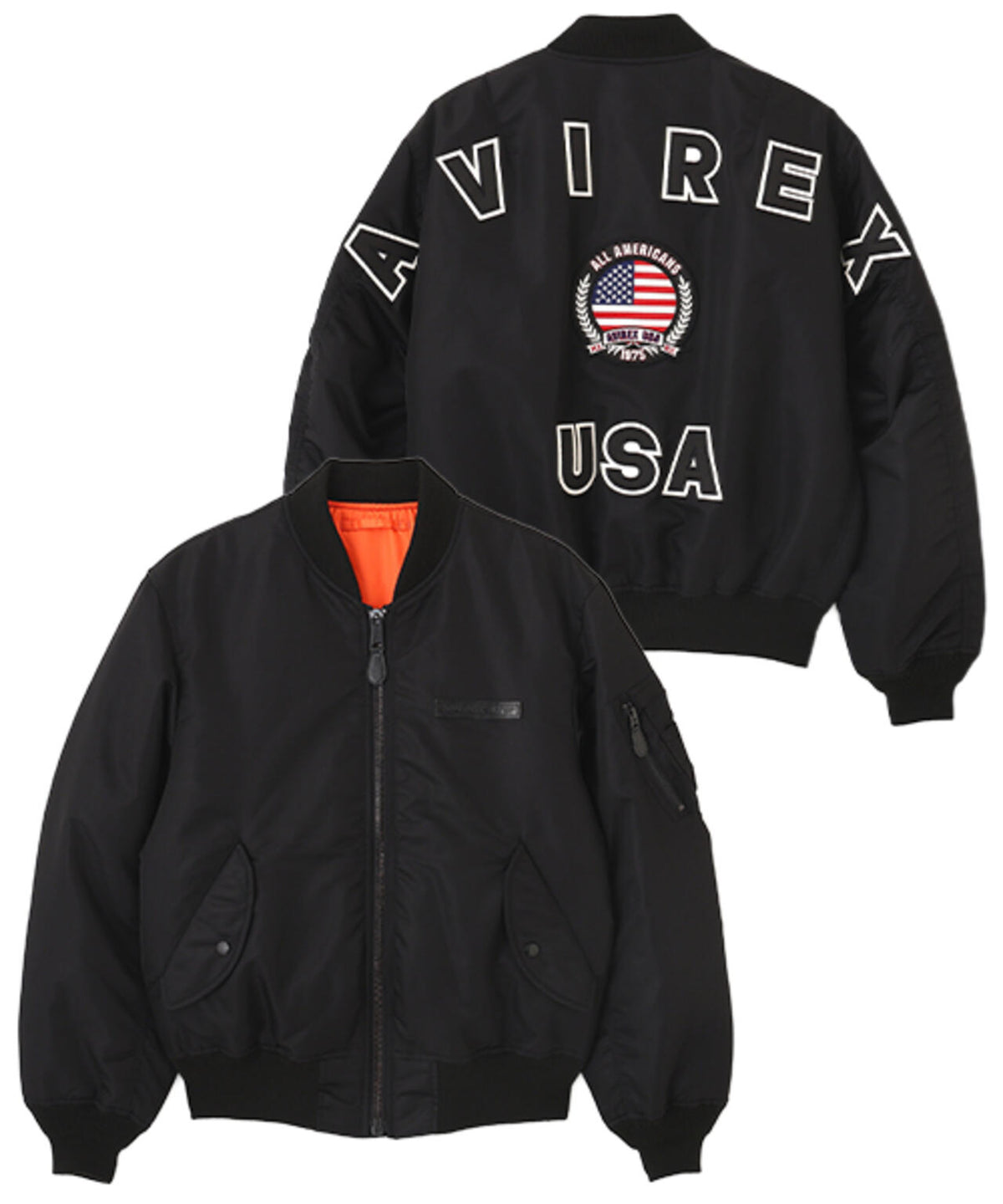 MA-1 BIG LOGO ”FLAG”