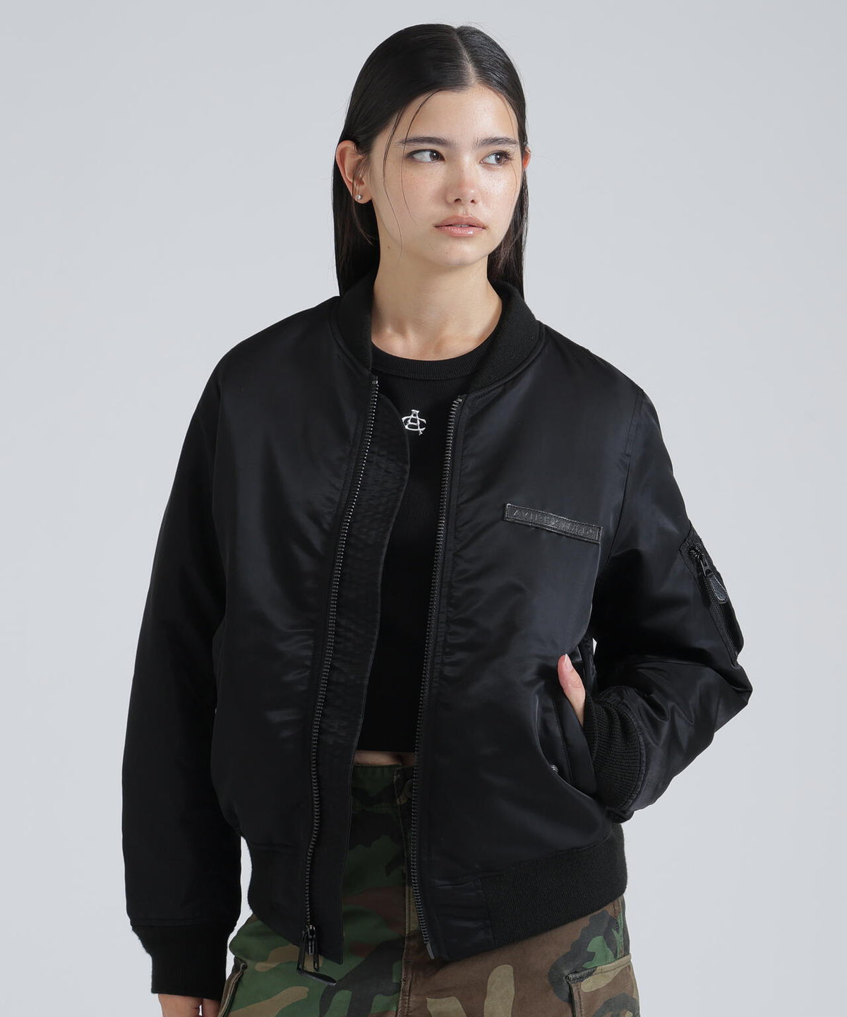 《WOMAN/直営店限定》MA-1 BIG LOGO FLAG