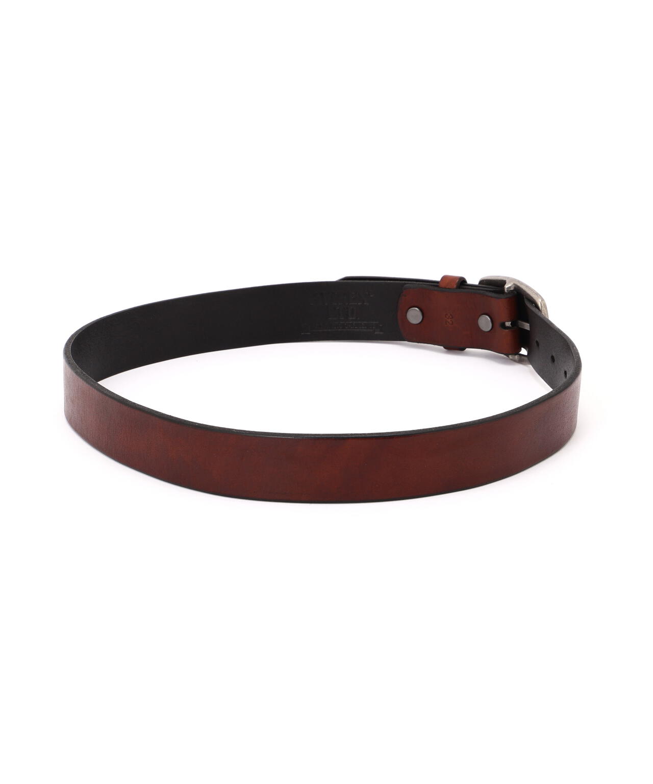《直営店限定》COW LEATHER BELT DOUBLE PIN