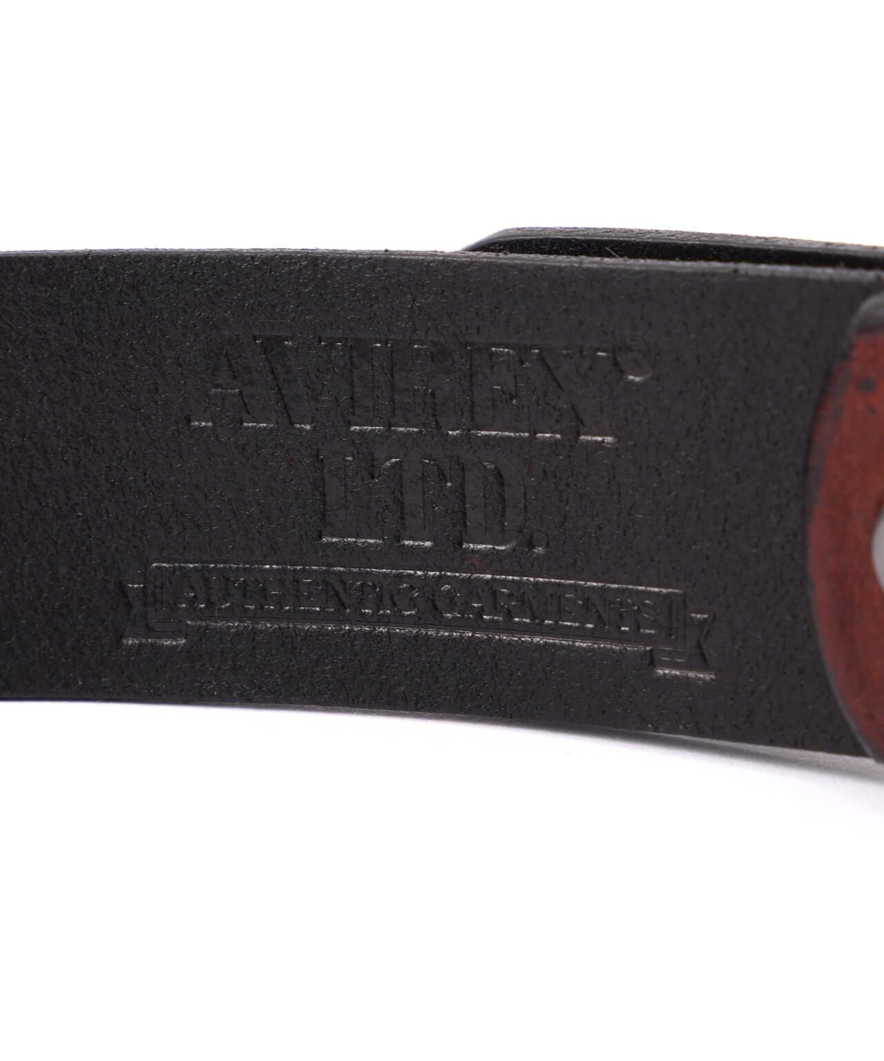 《直営店限定》COW LEATHER BELT DOUBLE PIN