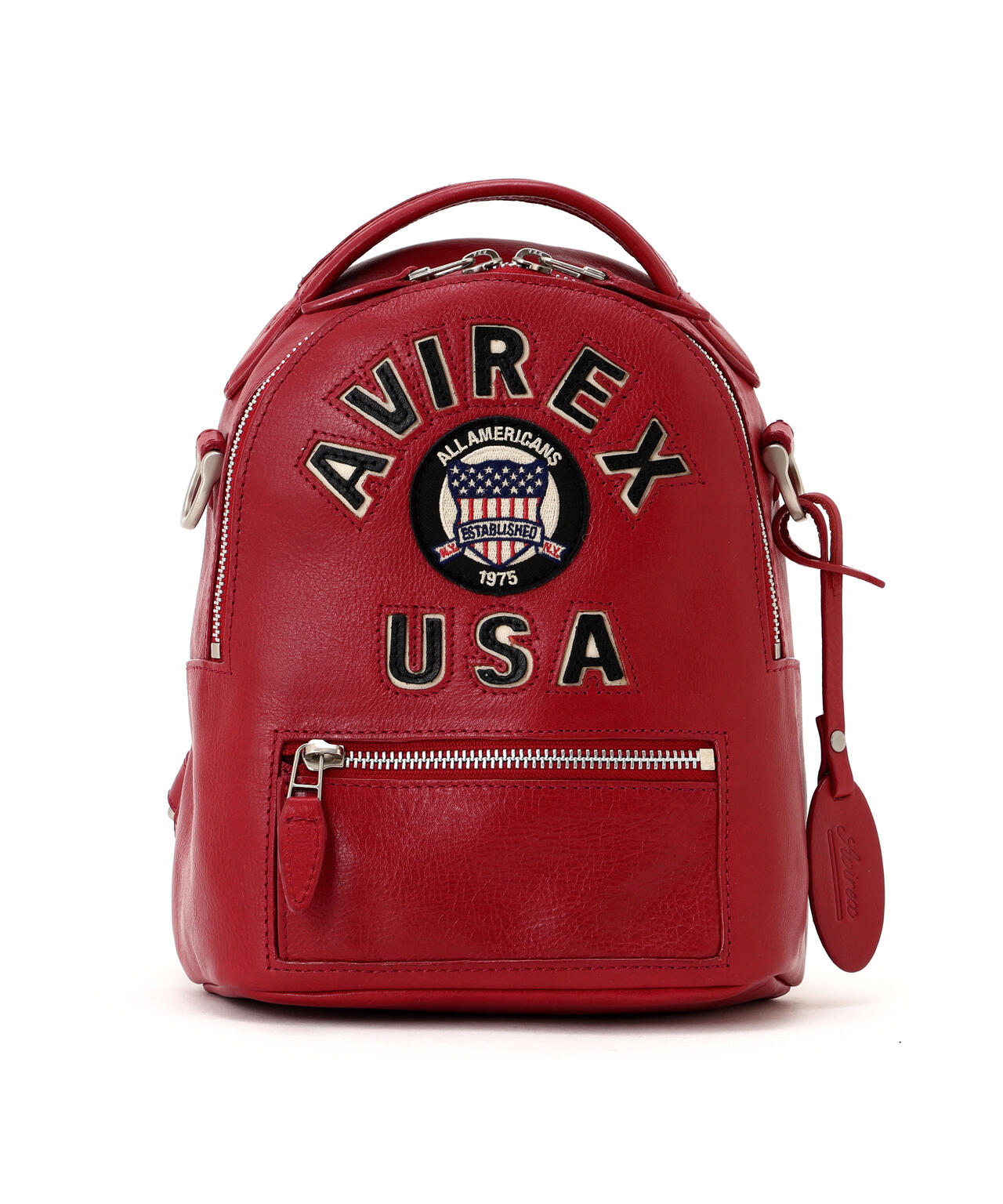 《直営店限定》VARSITY LEATHER MINI BACKPACK/AVX 5653