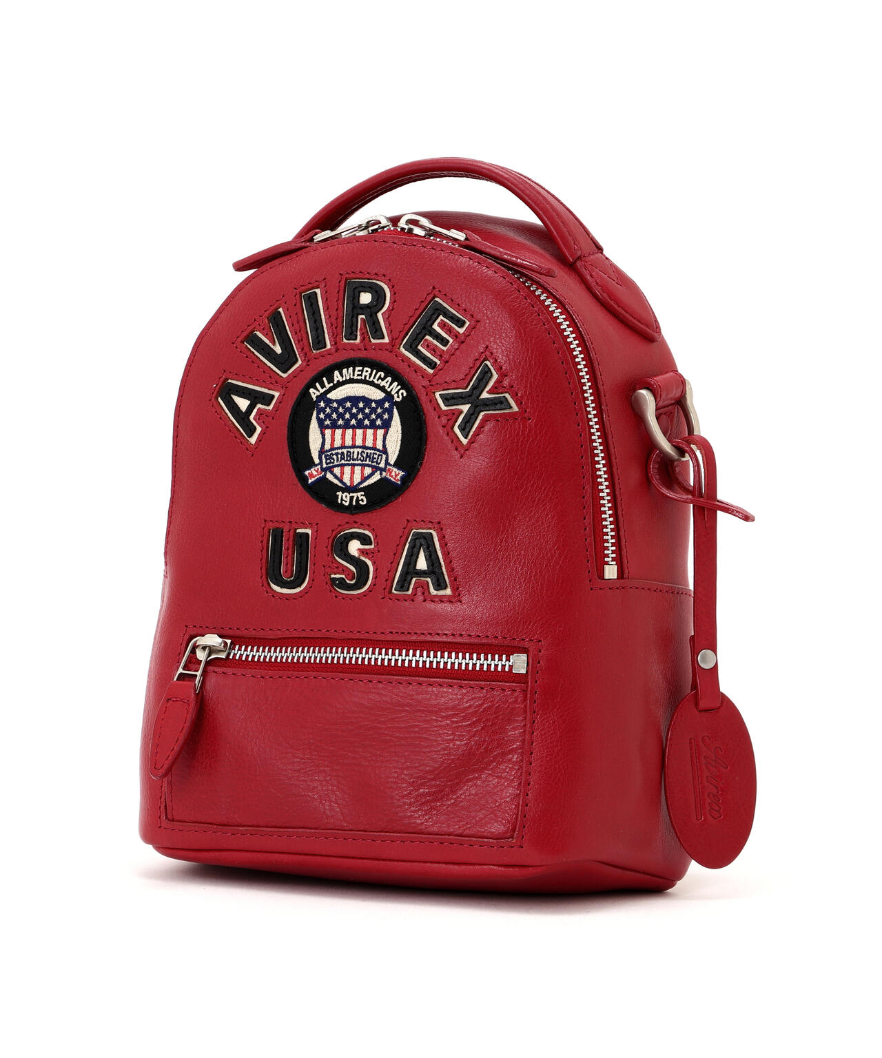 《直営店限定》VARSITY LEATHER MINI BACKPACK/AVX 5653