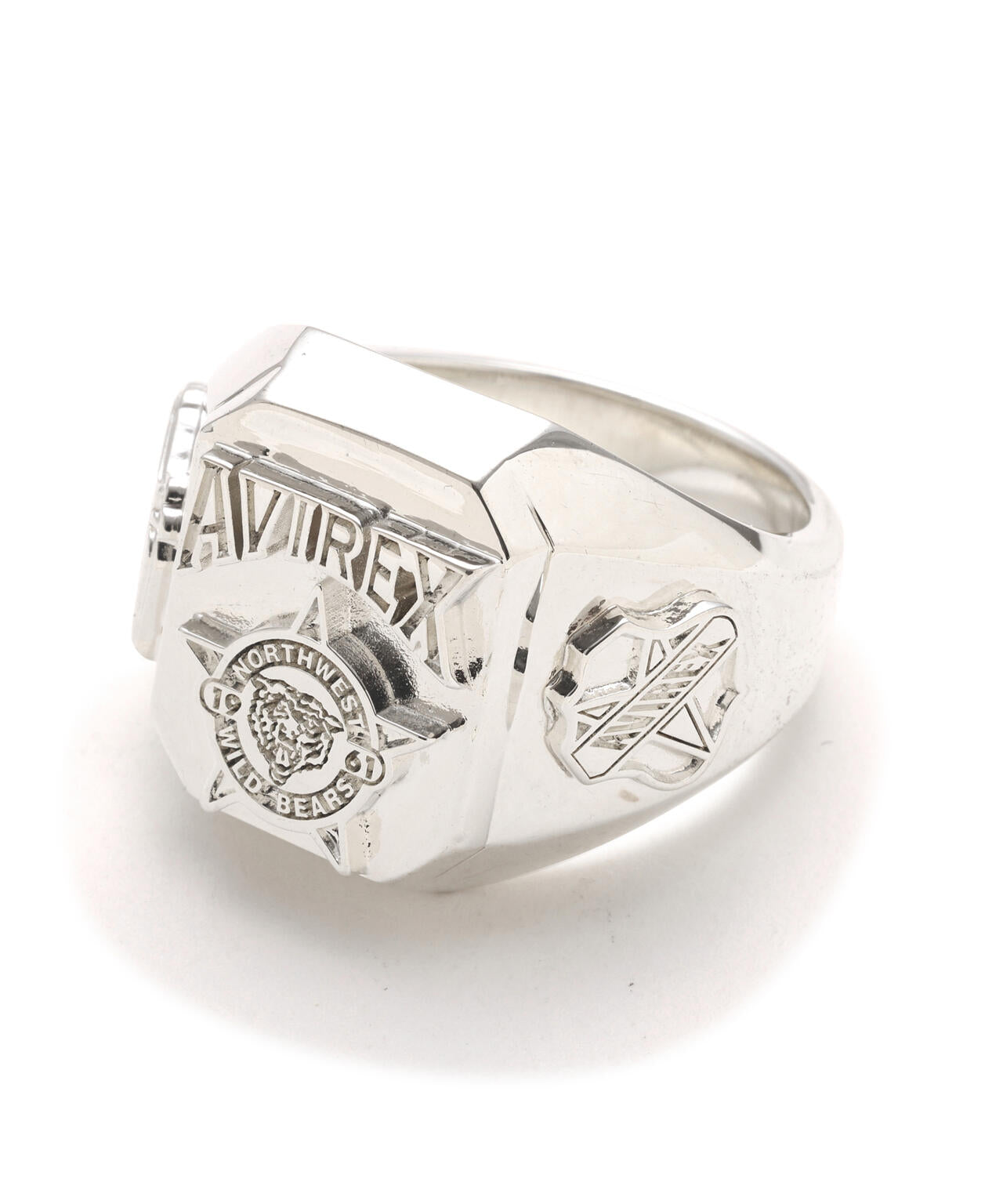 《AVIREX by J.H.M CO.，LTD.》VARSITY ARCHIVES WILD BEAR SIGNET RING