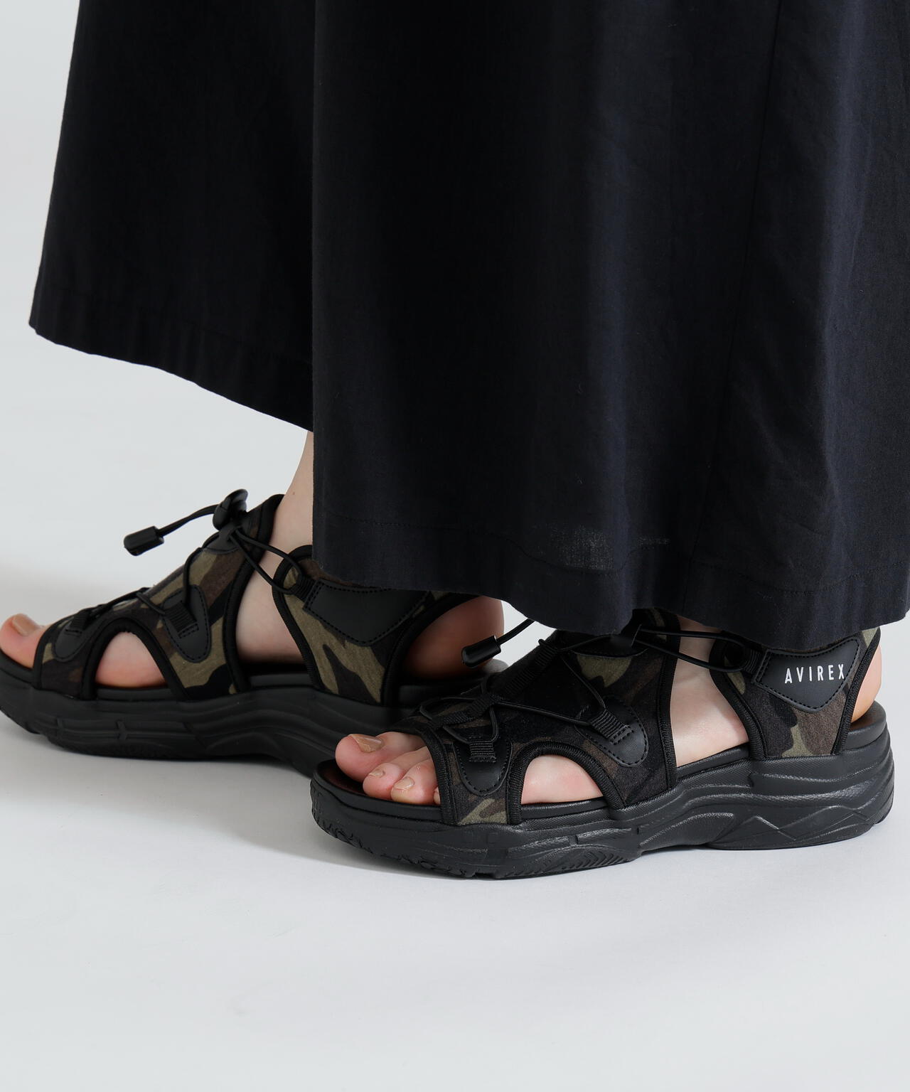 《直営店限定》SPORTY SANDAL（CAMOUFLAGE)