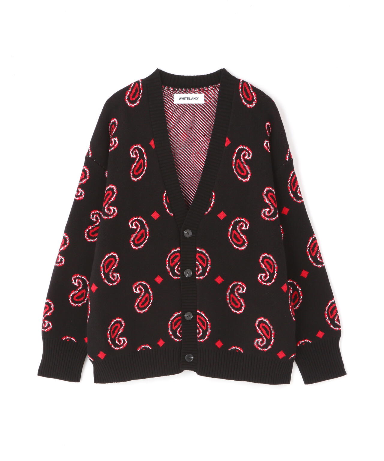 WHITELAND/ホワイトランド/PAISLEY CARDIGAN/ペイズリーカーディガン