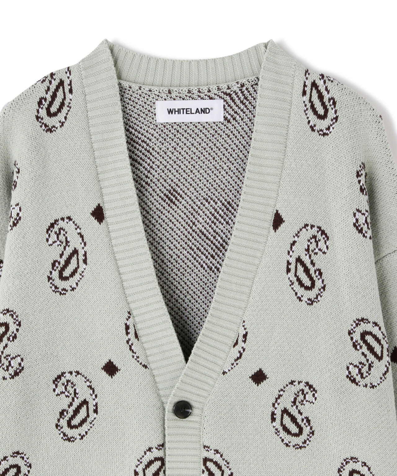 WHITELAND/ホワイトランド/PAISLEY CARDIGAN/ペイズリーカーディガン