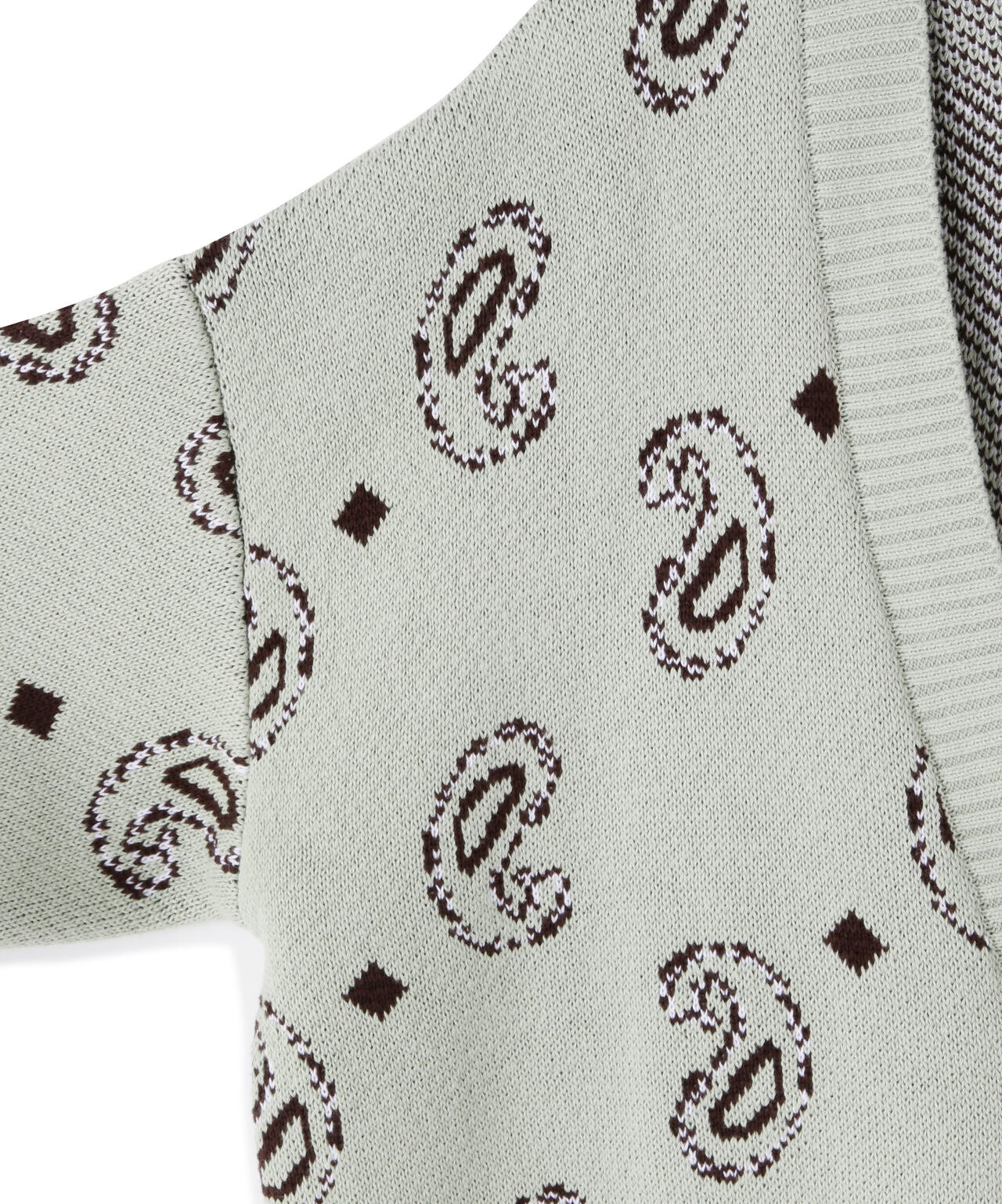 WHITELAND/ホワイトランド/PAISLEY CARDIGAN/ペイズリーカーディガン