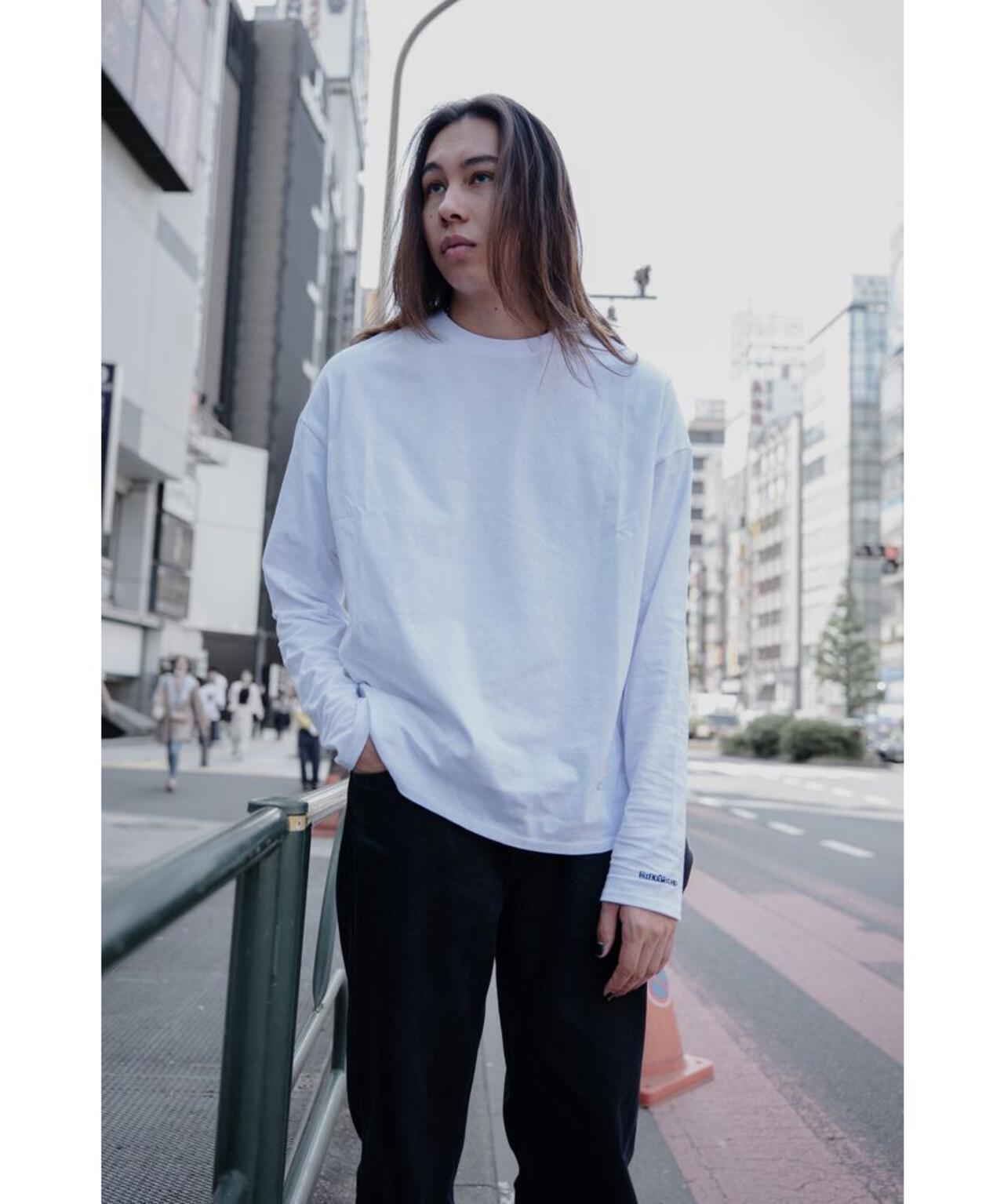 gibous×LHP/ギボス×エルエイチピー/Twins girl long Tshirt/コラボロングスリーブTシャツ