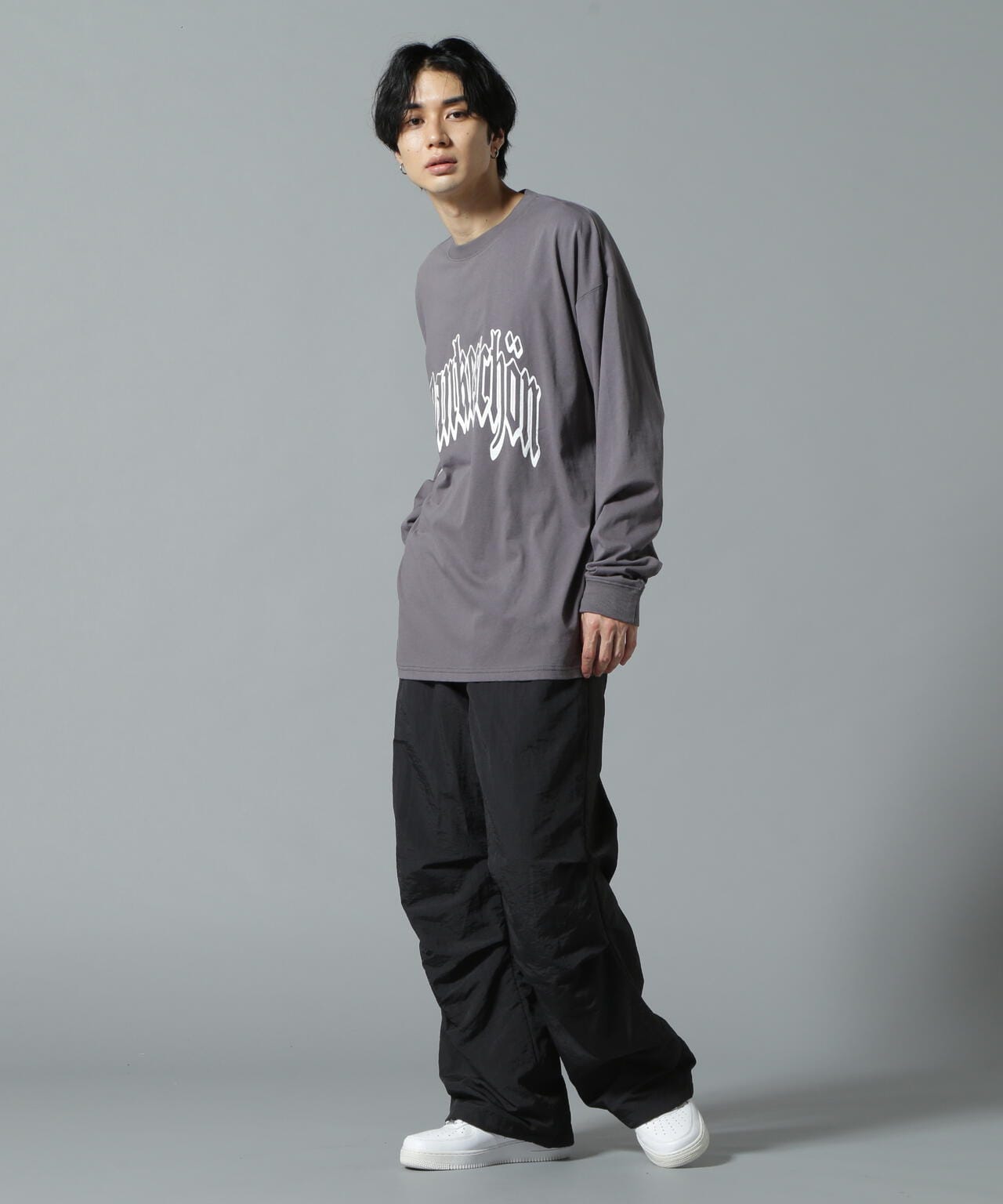 【WEB&DEPOT限定】DankeSchon/ダンケシェーン/DS LST/ロゴロングスリーブT
