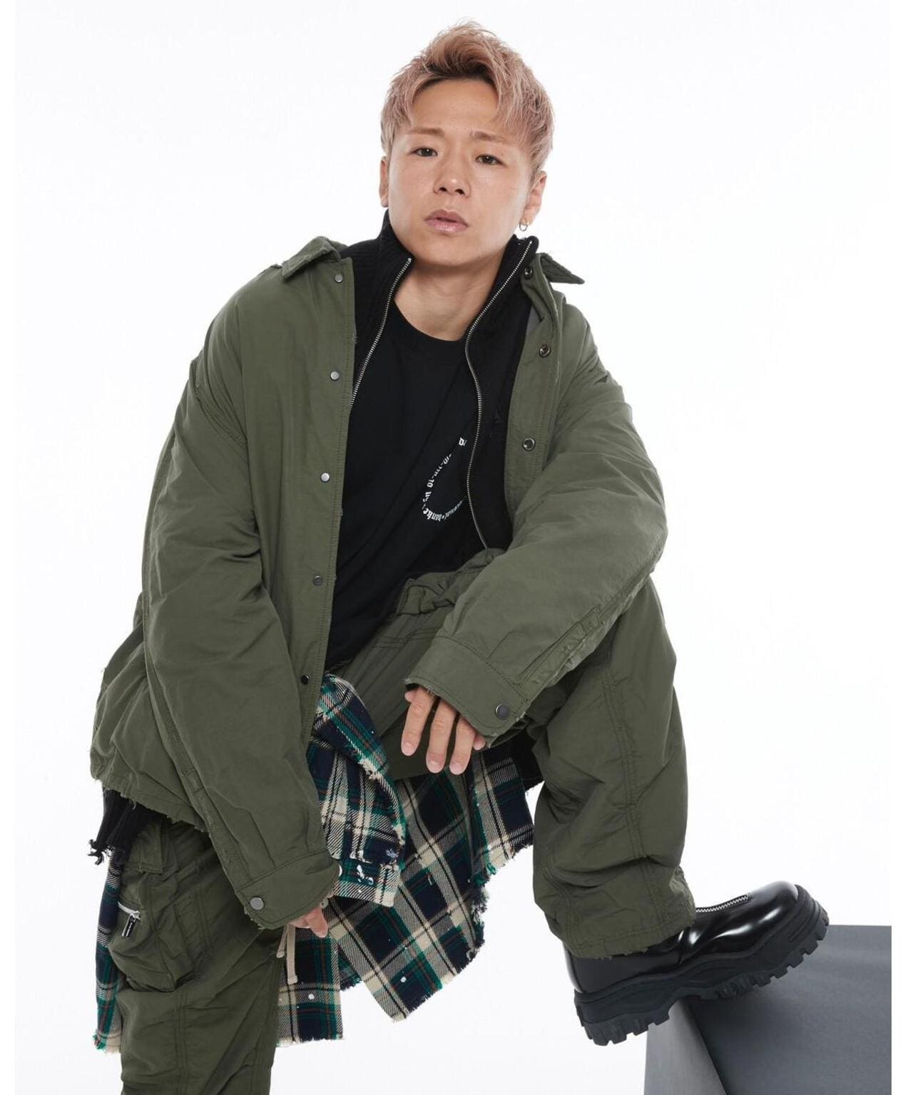 【WEB&DEPOT限定】DankeSchon/ダンケシェーン/A4 LST/サークルロゴ ロングスリーブTシャツ