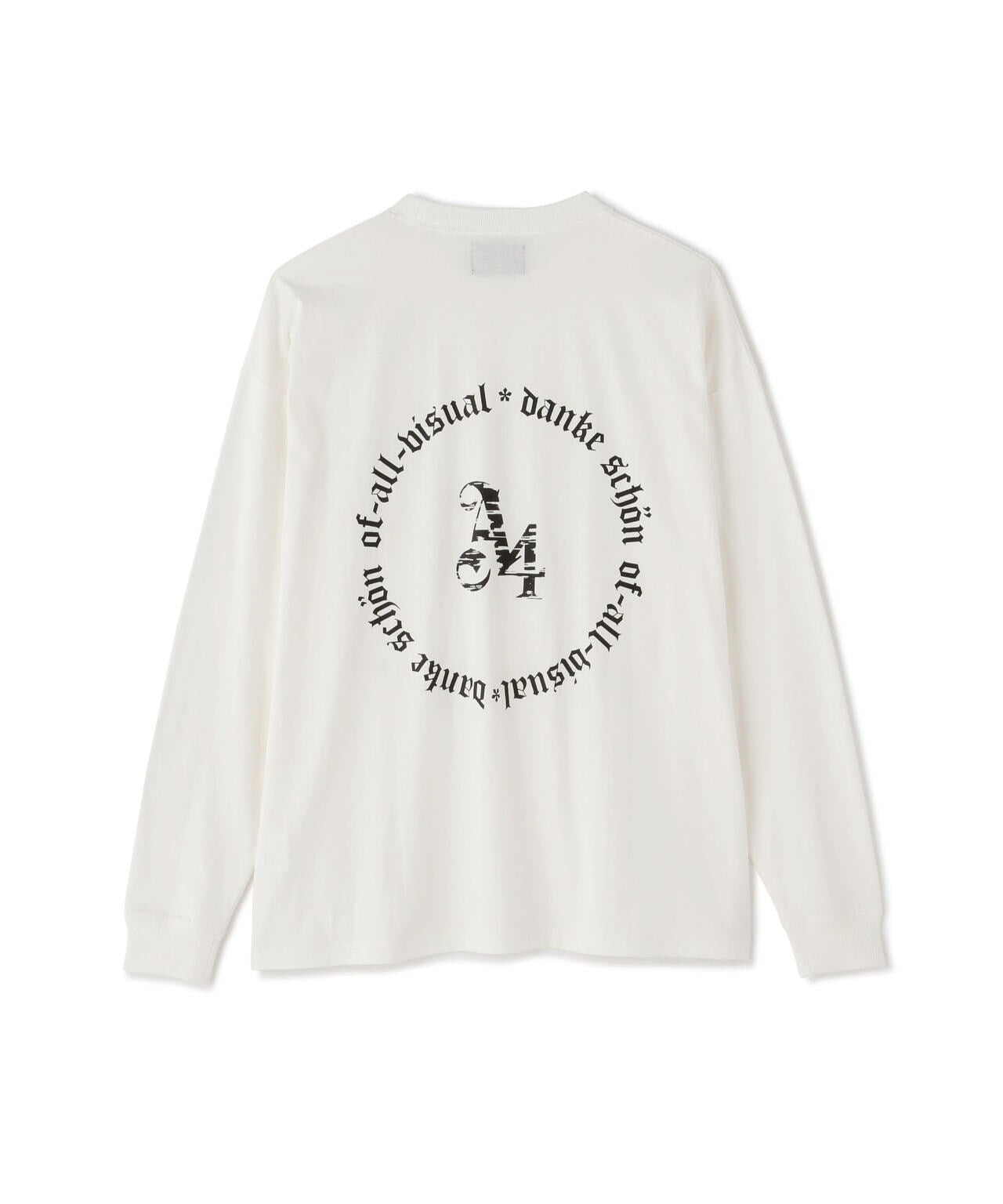 【WEB&DEPOT限定】DankeSchon/ダンケシェーン/A4 LST/サークルロゴ ロングスリーブTシャツ