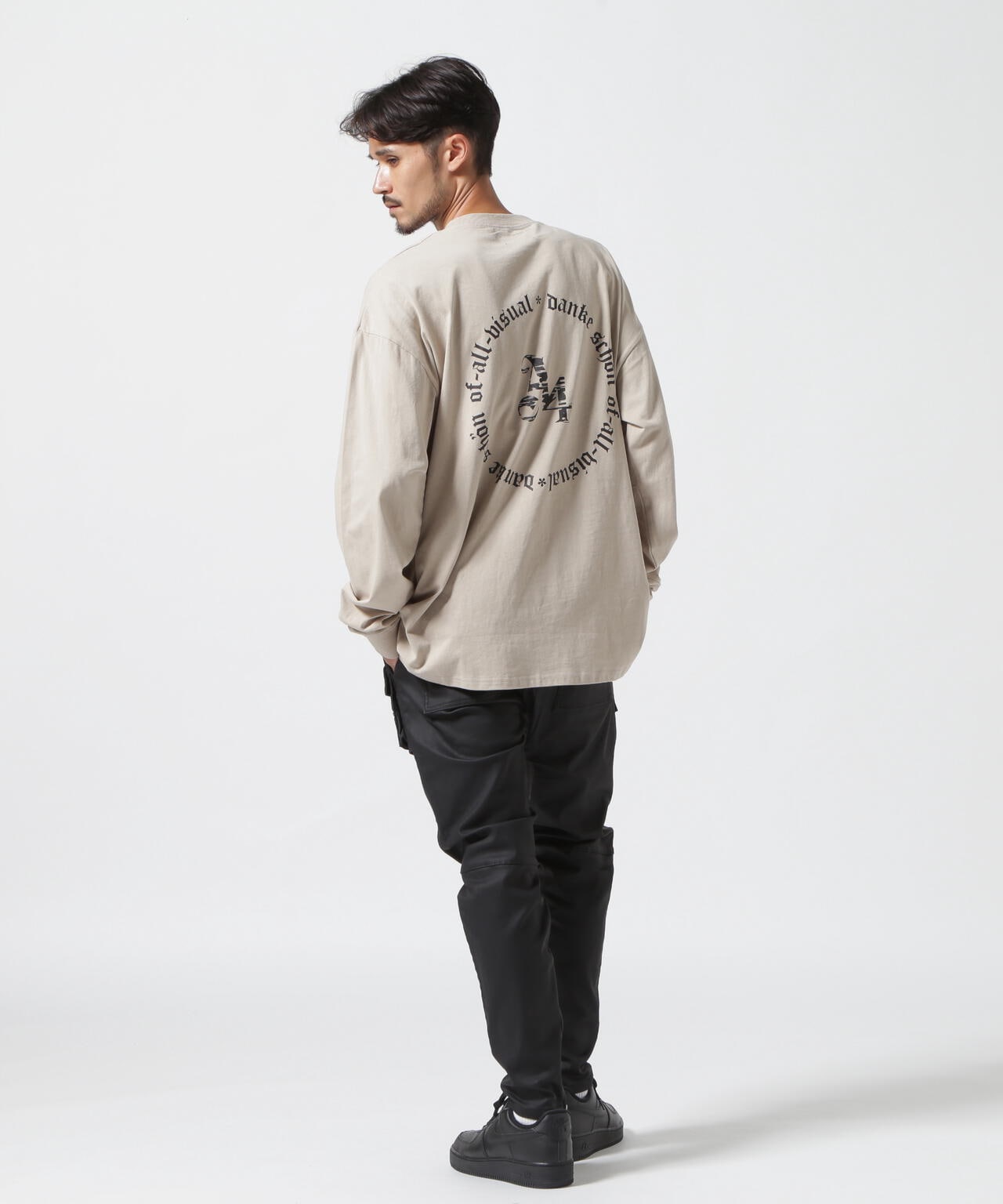 【WEB&DEPOT限定】DankeSchon/ダンケシェーン/A4 LST/サークルロゴ ロングスリーブTシャツ