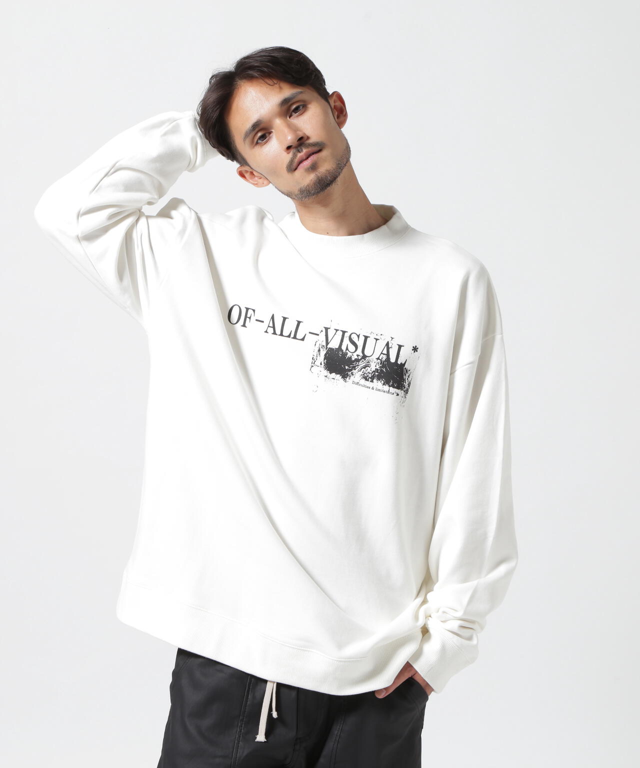 【WEB&DEPOT限定】A4A/エーフォーエー/SPLASH SWEAT CREWNECK/クルーネックスウェット