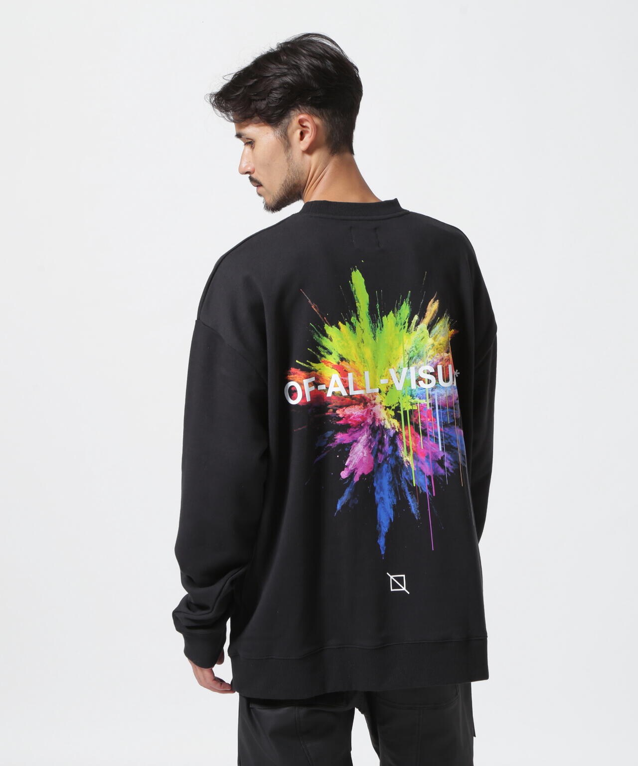 【WEB&DEPOT限定】/A4A/エーフォーエー/PAINT SWEAT CREWNECK/ペイントスウェットクルーネック