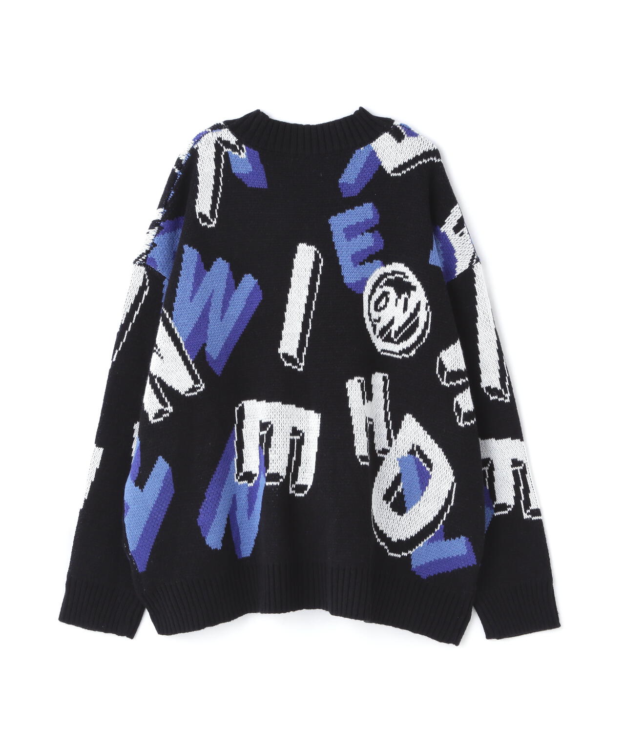 【WEB&DEPOT限定】WHITELAND/ホワイトランド/CARDIGAN/総柄カーディガン