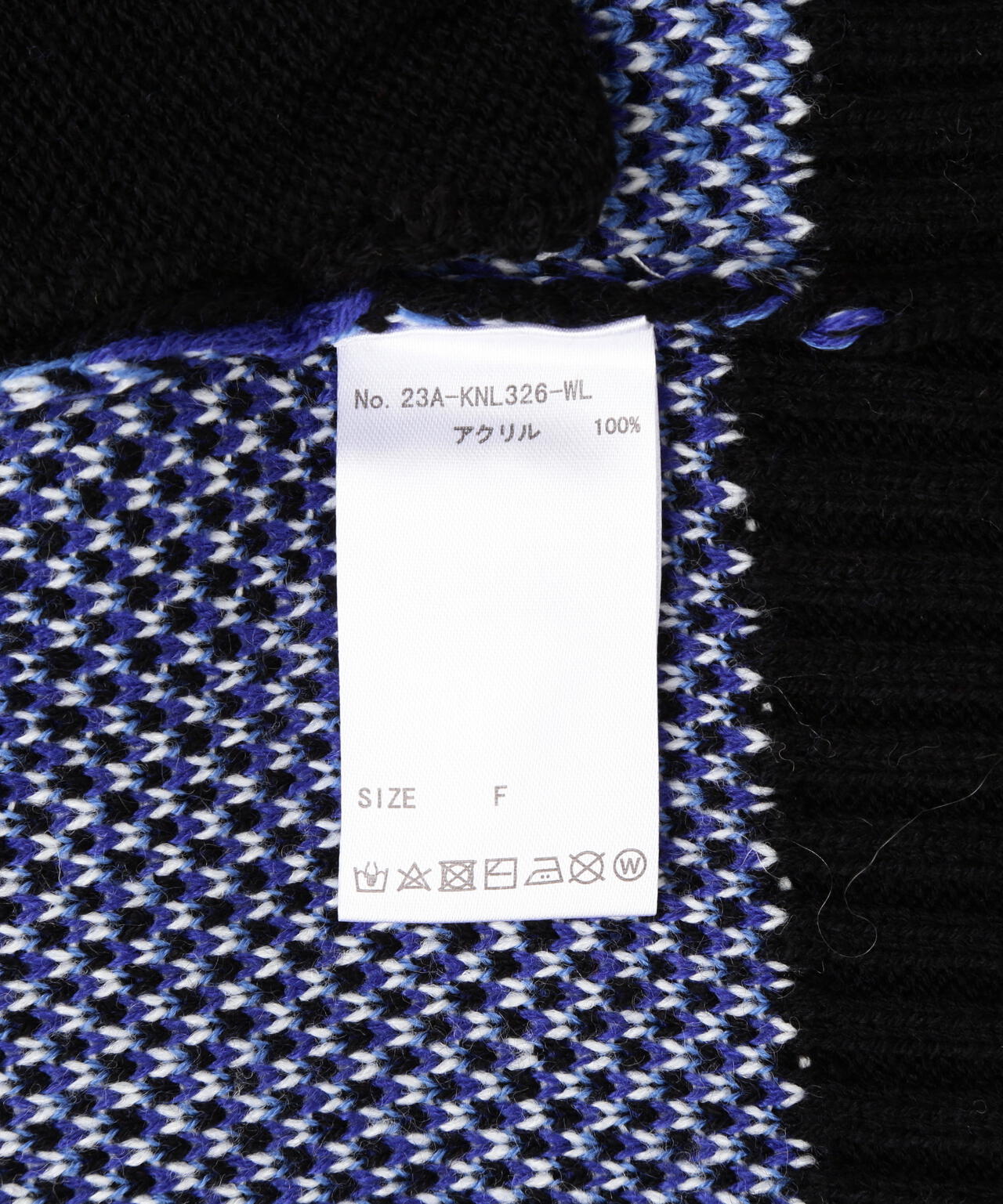 【WEB&DEPOT限定】WHITELAND/ホワイトランド/CARDIGAN/総柄カーディガン