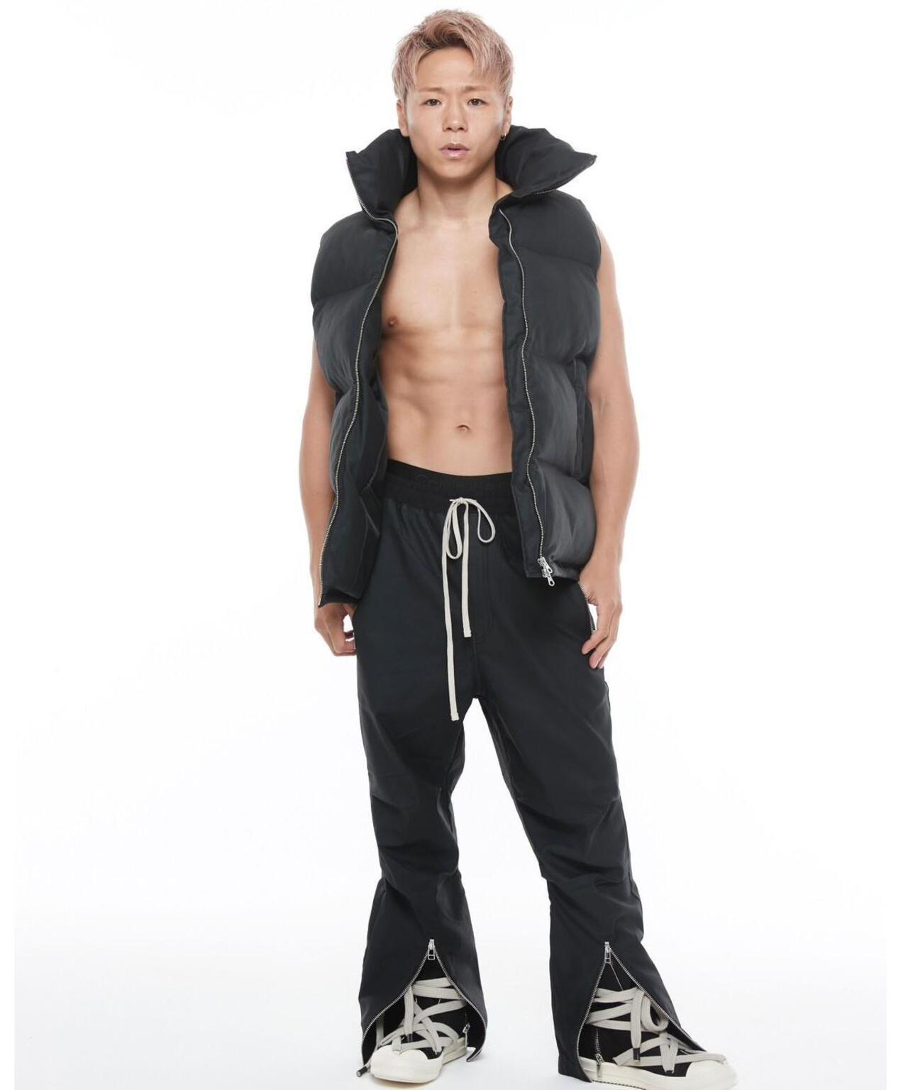 DankeSchon/ダンケシェーン/TC BLK FRONTZIP PANTS/TCブラックフロントジップパンツ