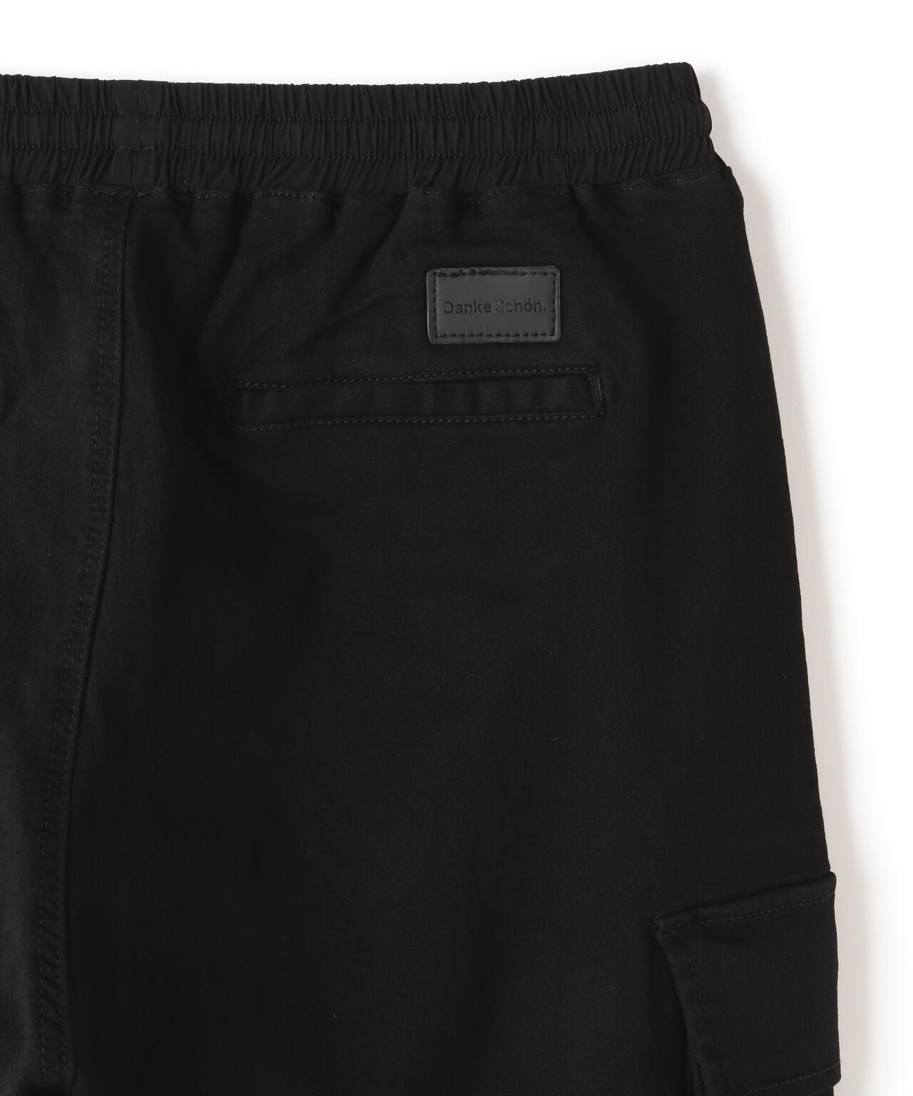DankeSchon/ダンケシェーン/PREMIUM TC BLACK ZIP POCKET PANTS/ポケットパンツ