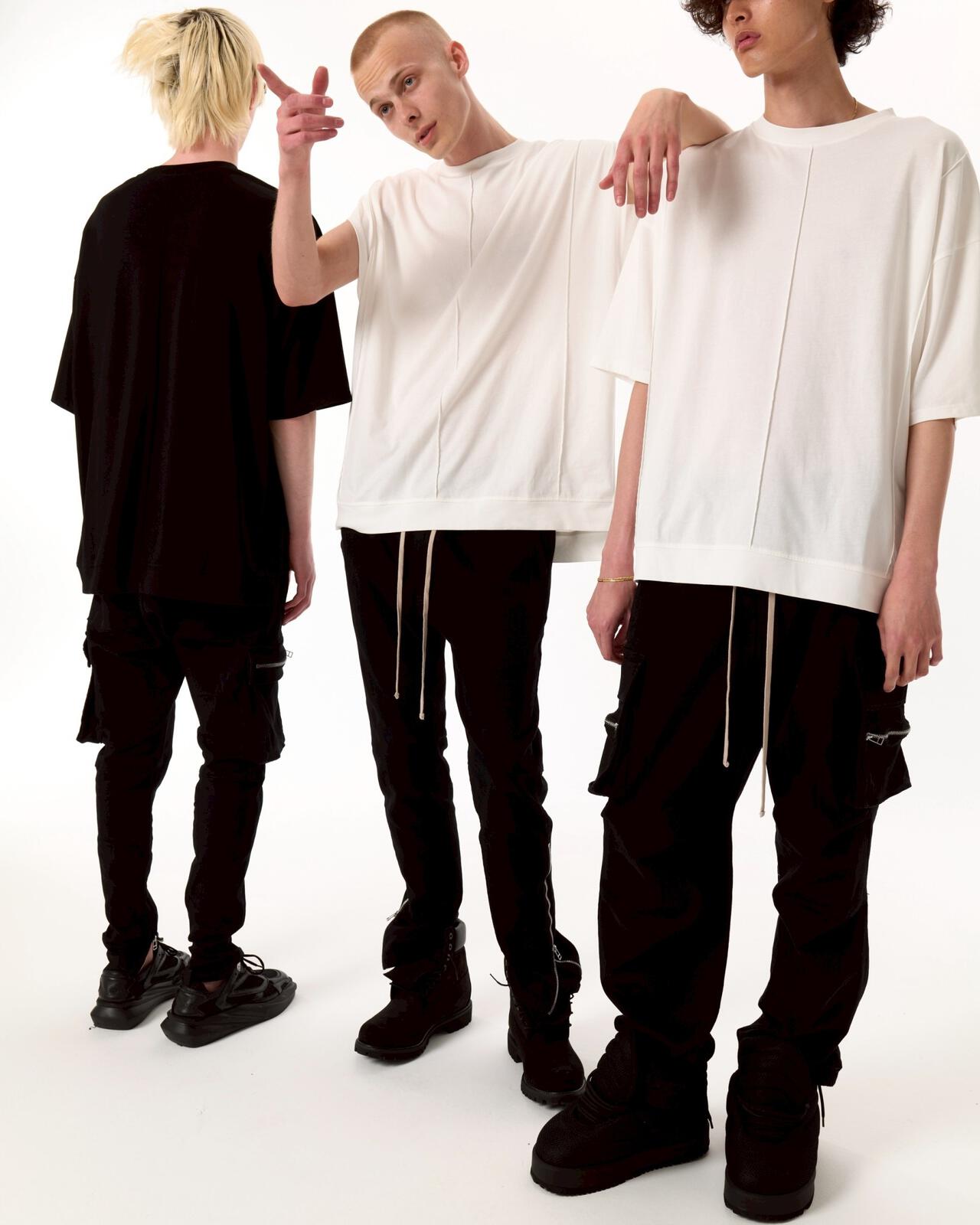 DankeSchon/ダンケシェーン/PREMIUM TC BLACK FLAP PANTS/フラップパンツ
