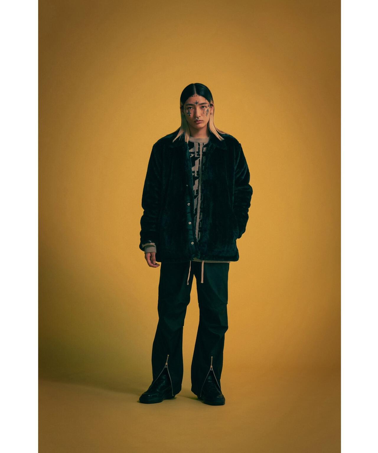 DankeSchon/ダンケシェーン/COATING FRONT ZIP PANTS/コーディネートジップパンツ