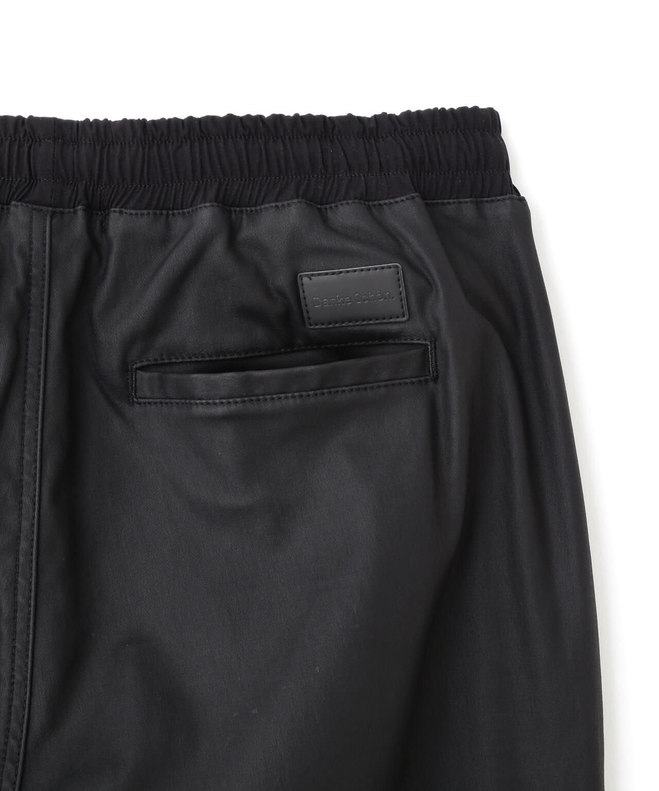 DankeSchon/ダンケシェーン/COATING FRONT ZIP PANTS/コーディネートジップパンツ