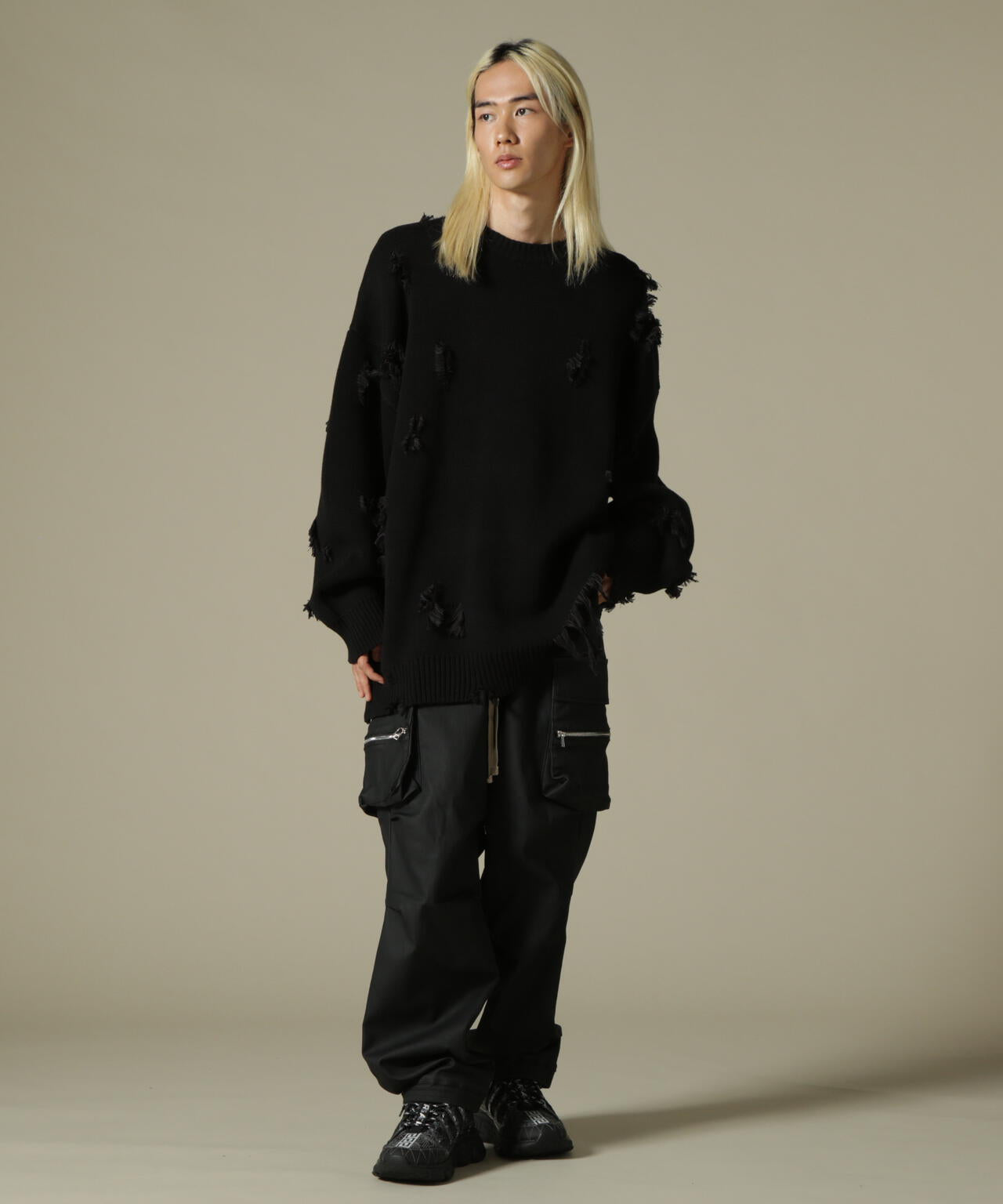 DankeSchon/ダンケシェーン/COATING ZIP POCKET PANTS/コーディングジップポケットパンツ